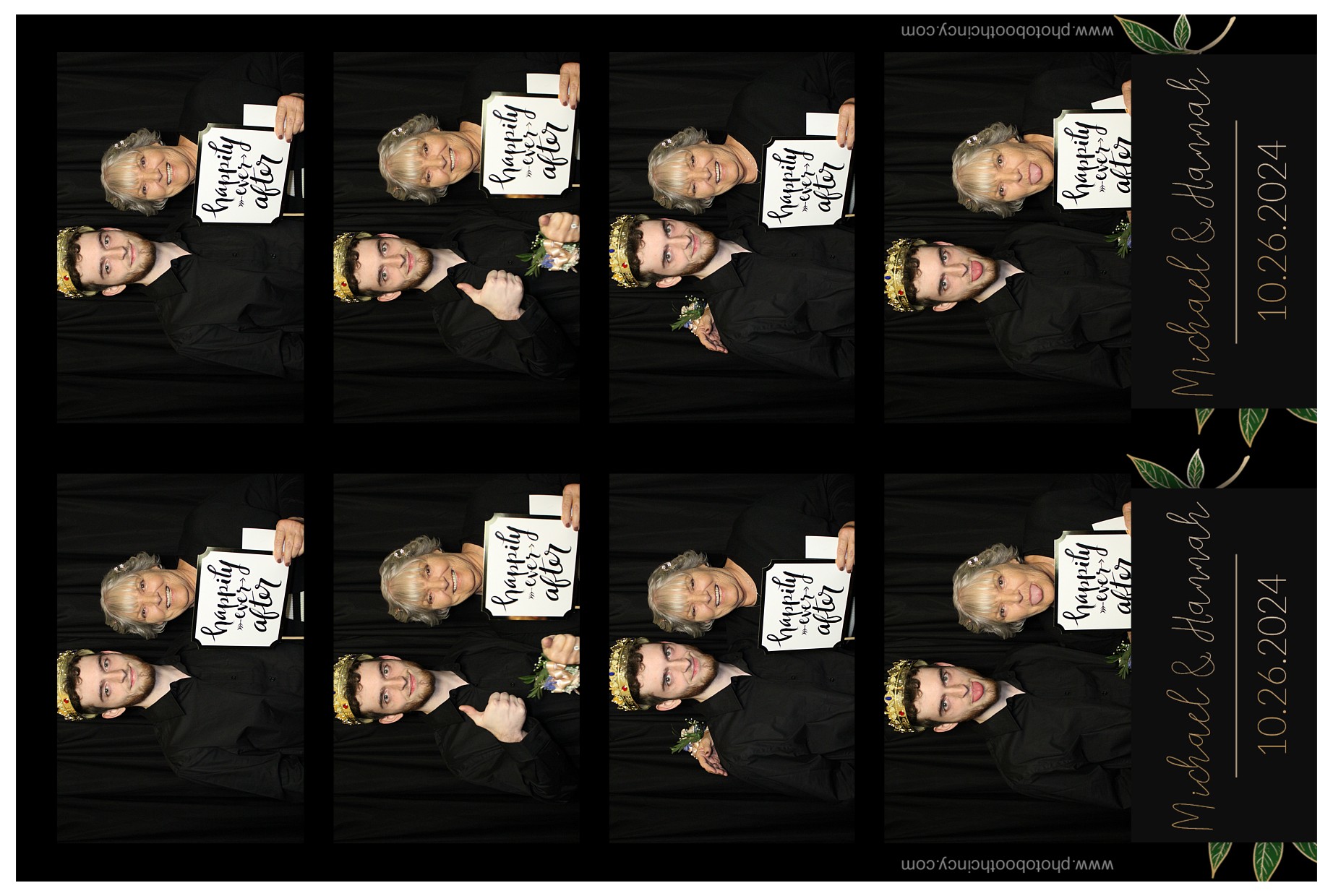 Michael & Hannah Wells!  | View more photos from the event at gallery.photoboothcincy.com/u/PhotoBoothCincy/Michael-Hannah-Wells