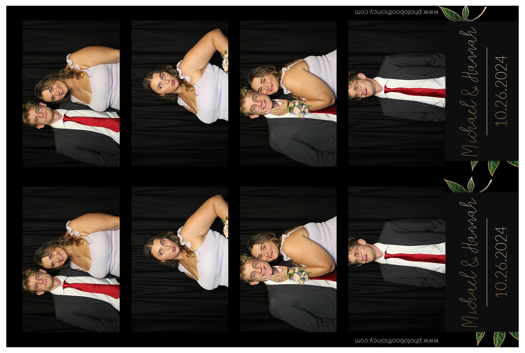 Michael & Hannah Wells!  | View more photos from the event at gallery.photoboothcincy.com/u/PhotoBoothCincy/Michael-Hannah-Wells