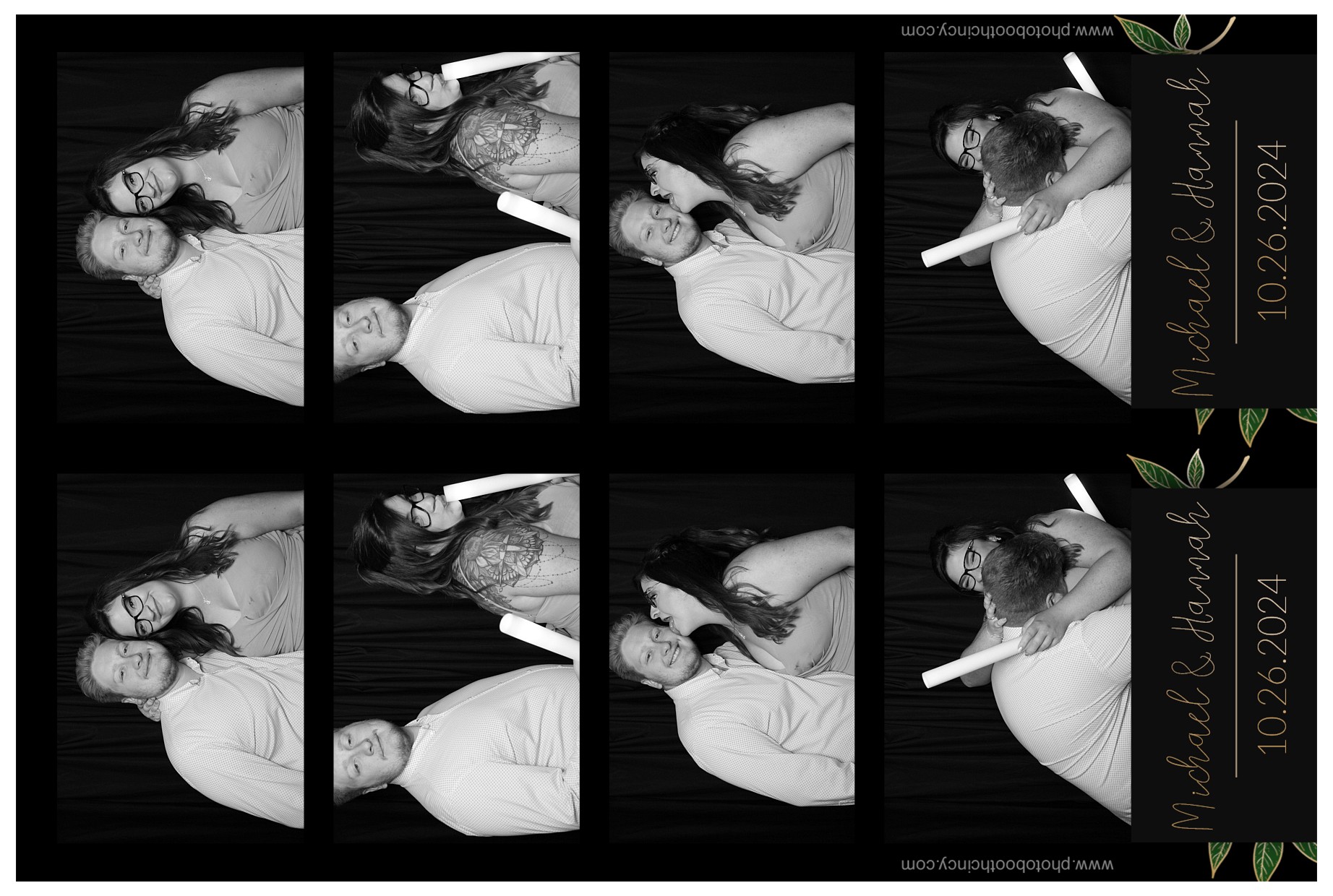 Michael & Hannah Wells!  | View more photos from the event at gallery.photoboothcincy.com/u/PhotoBoothCincy/Michael-Hannah-Wells