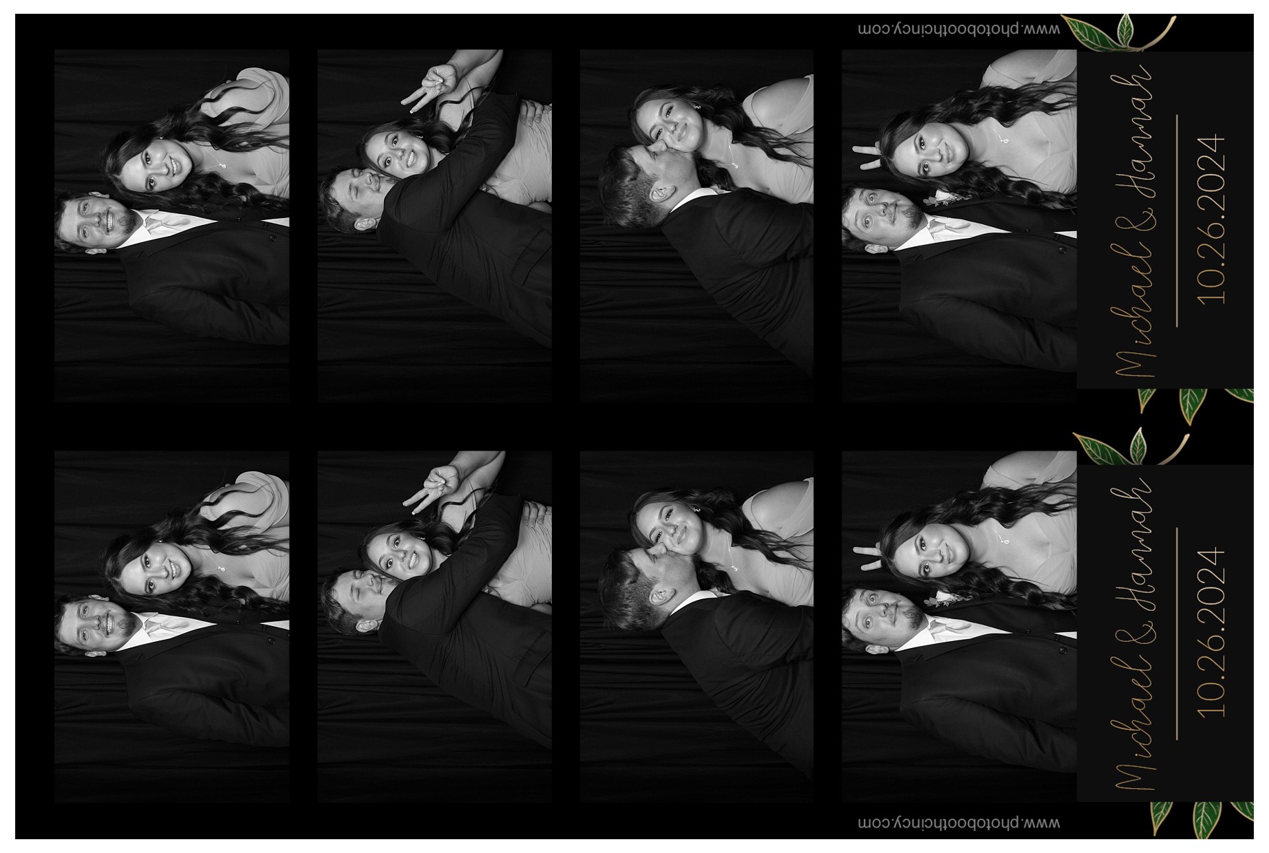 Michael & Hannah Wells!  | View more photos from the event at gallery.photoboothcincy.com/u/PhotoBoothCincy/Michael-Hannah-Wells