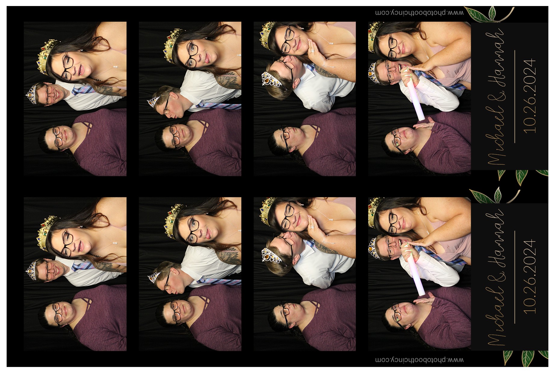 Michael & Hannah Wells!  | View more photos from the event at gallery.photoboothcincy.com/u/PhotoBoothCincy/Michael-Hannah-Wells