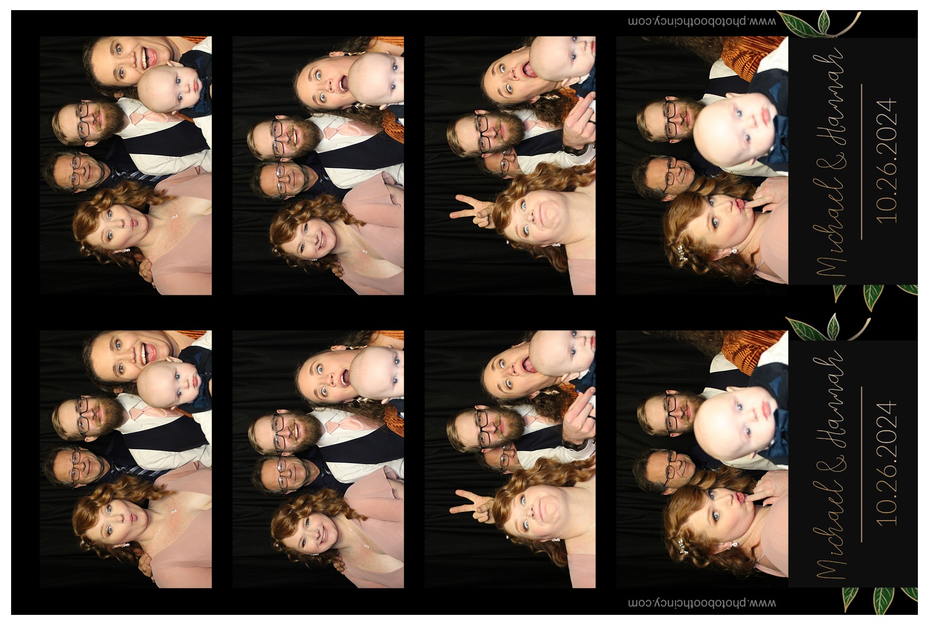 Michael & Hannah Wells!  | View more photos from the event at gallery.photoboothcincy.com/u/PhotoBoothCincy/Michael-Hannah-Wells