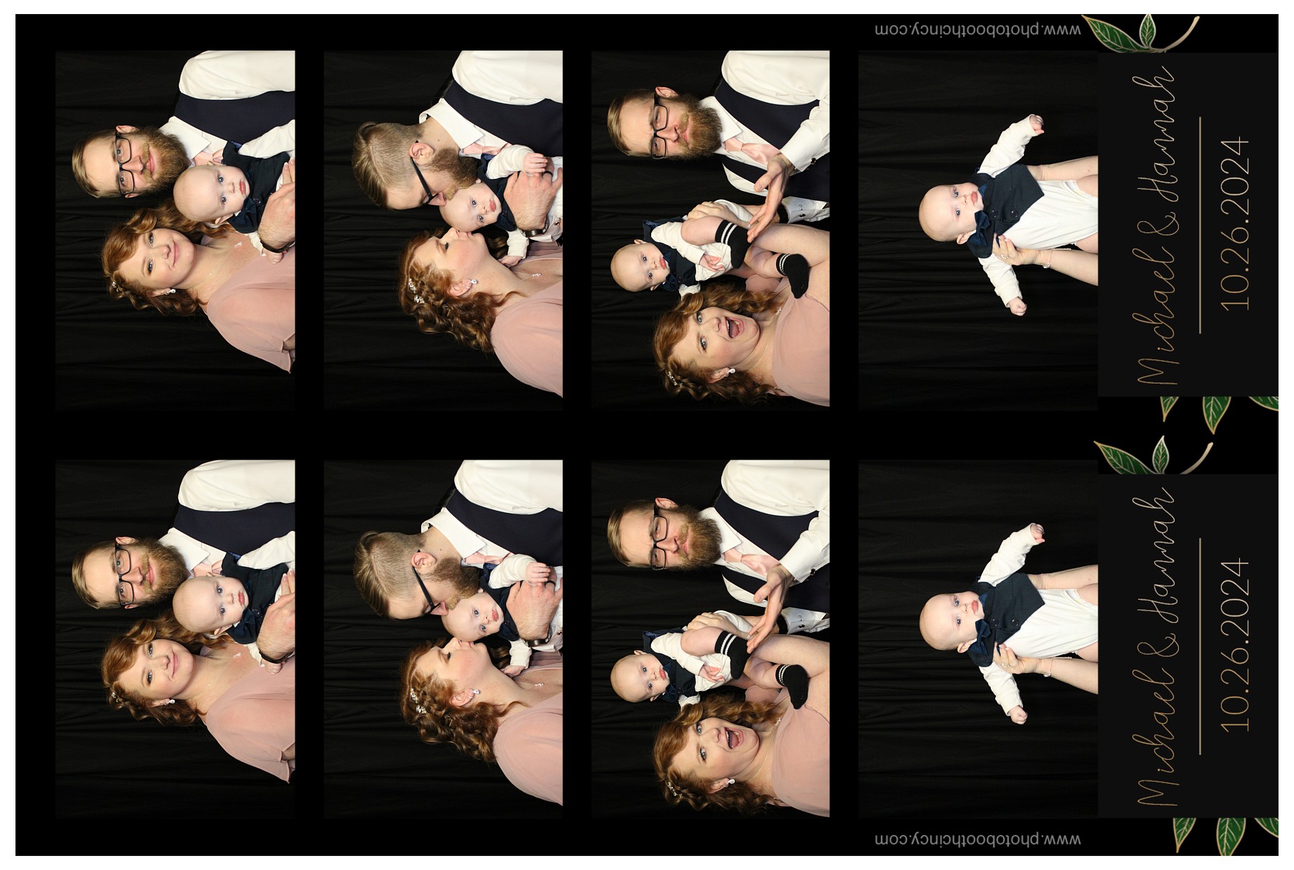 Michael & Hannah Wells!  | View more photos from the event at gallery.photoboothcincy.com/u/PhotoBoothCincy/Michael-Hannah-Wells