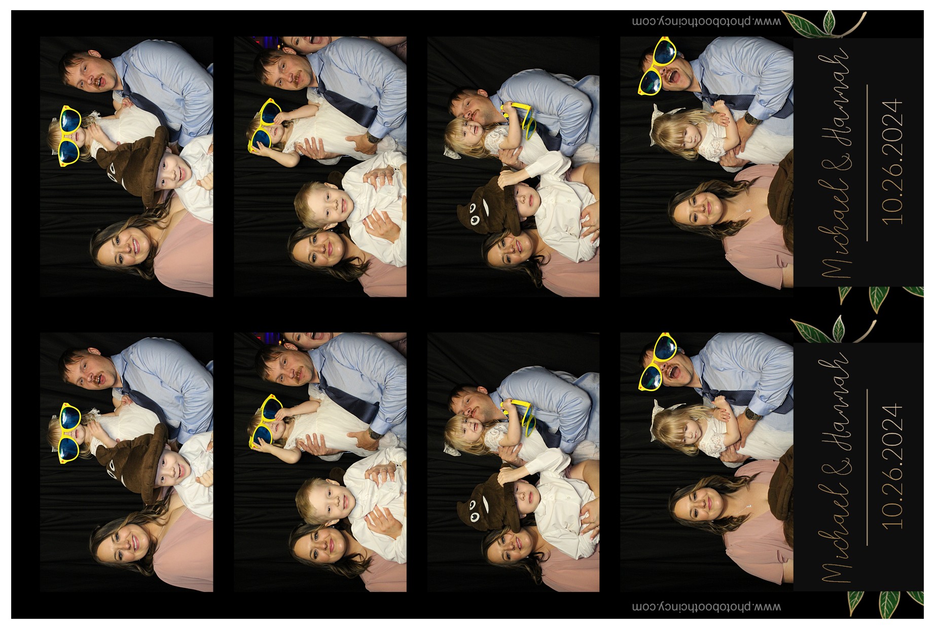 Michael & Hannah Wells!  | View more photos from the event at gallery.photoboothcincy.com/u/PhotoBoothCincy/Michael-Hannah-Wells