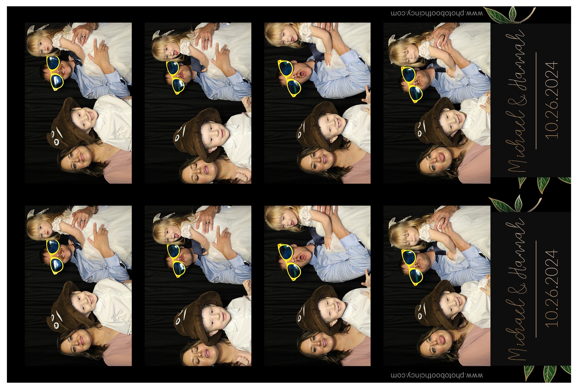 Michael & Hannah Wells!  | View more photos from the event at gallery.photoboothcincy.com/u/PhotoBoothCincy/Michael-Hannah-Wells