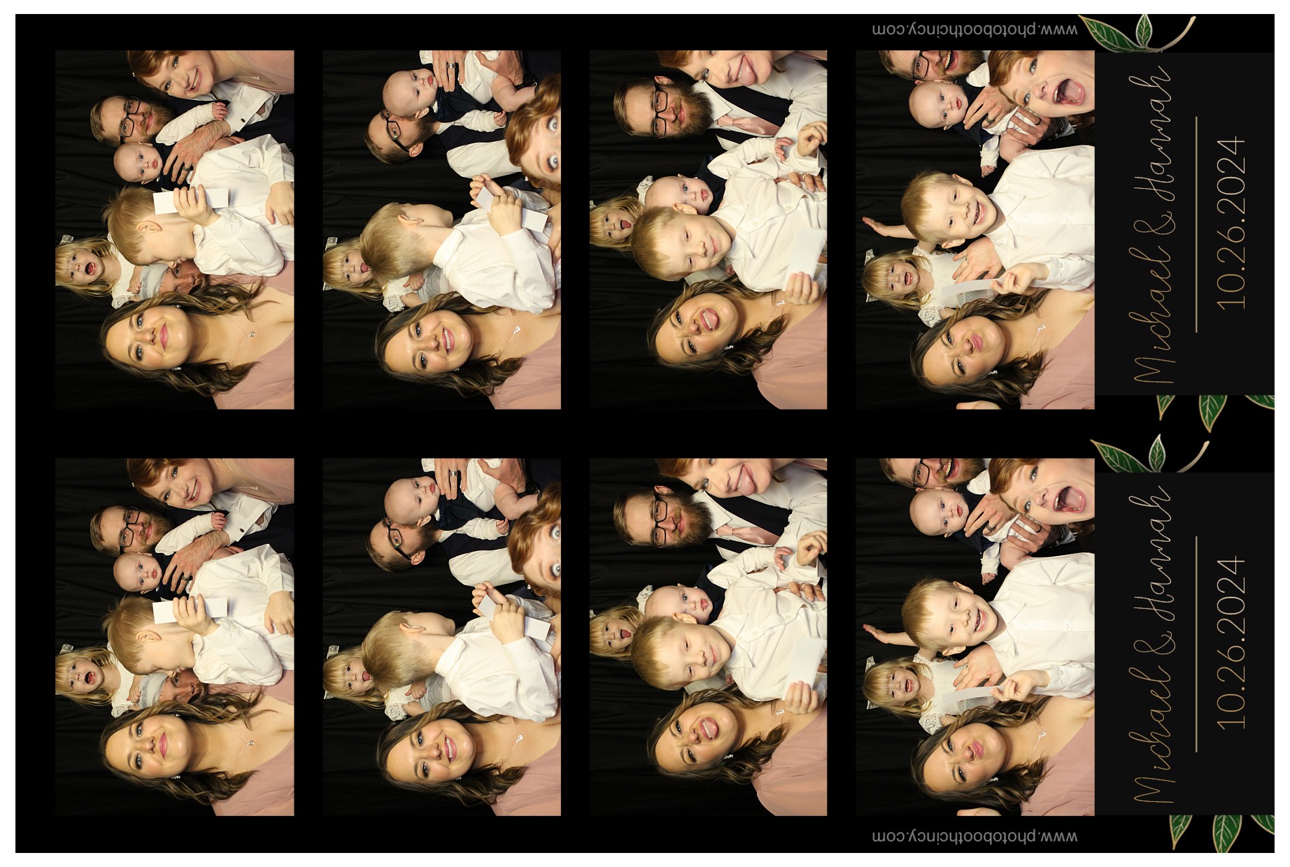Michael & Hannah Wells!  | View more photos from the event at gallery.photoboothcincy.com/u/PhotoBoothCincy/Michael-Hannah-Wells