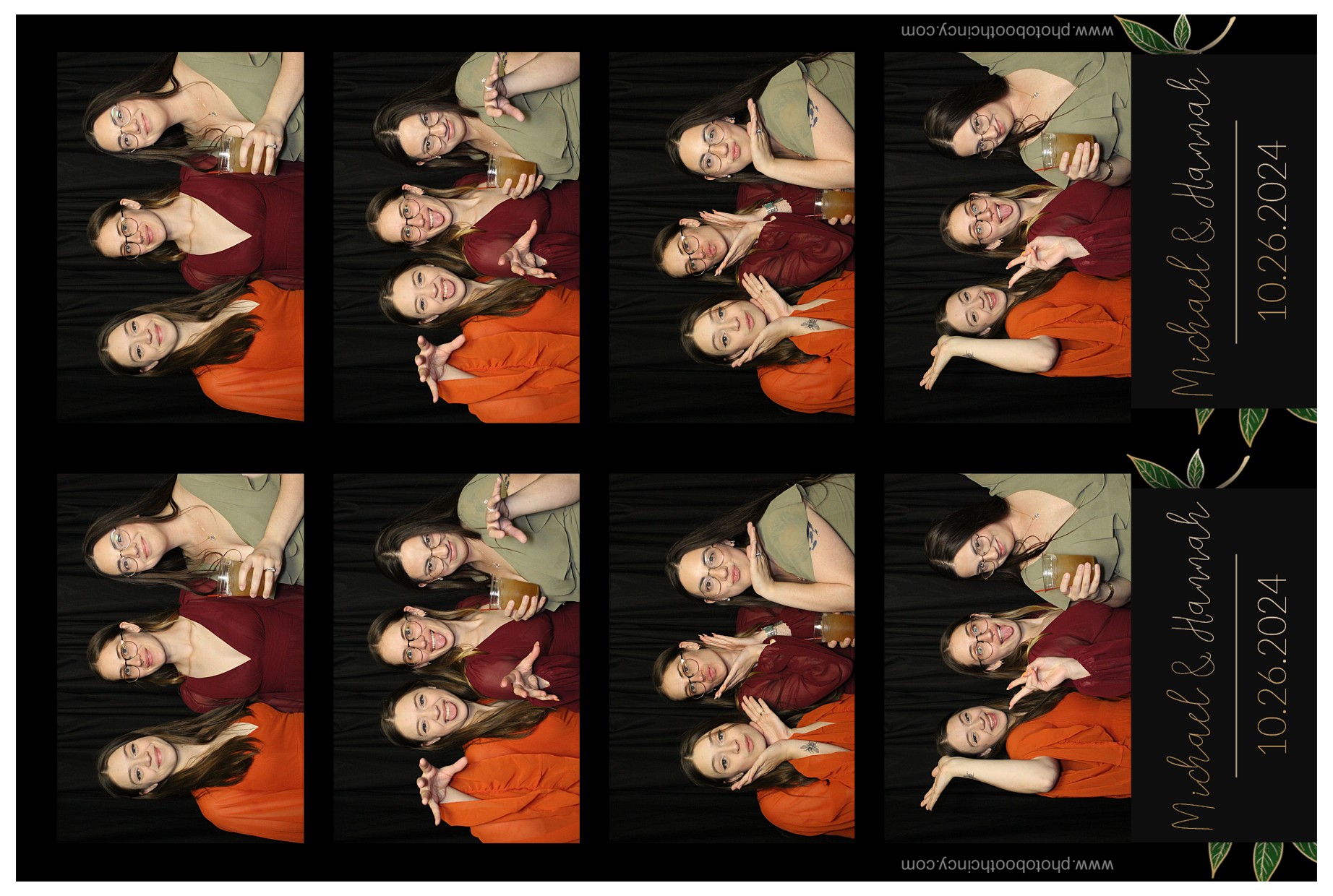 Michael & Hannah Wells!  | View more photos from the event at gallery.photoboothcincy.com/u/PhotoBoothCincy/Michael-Hannah-Wells