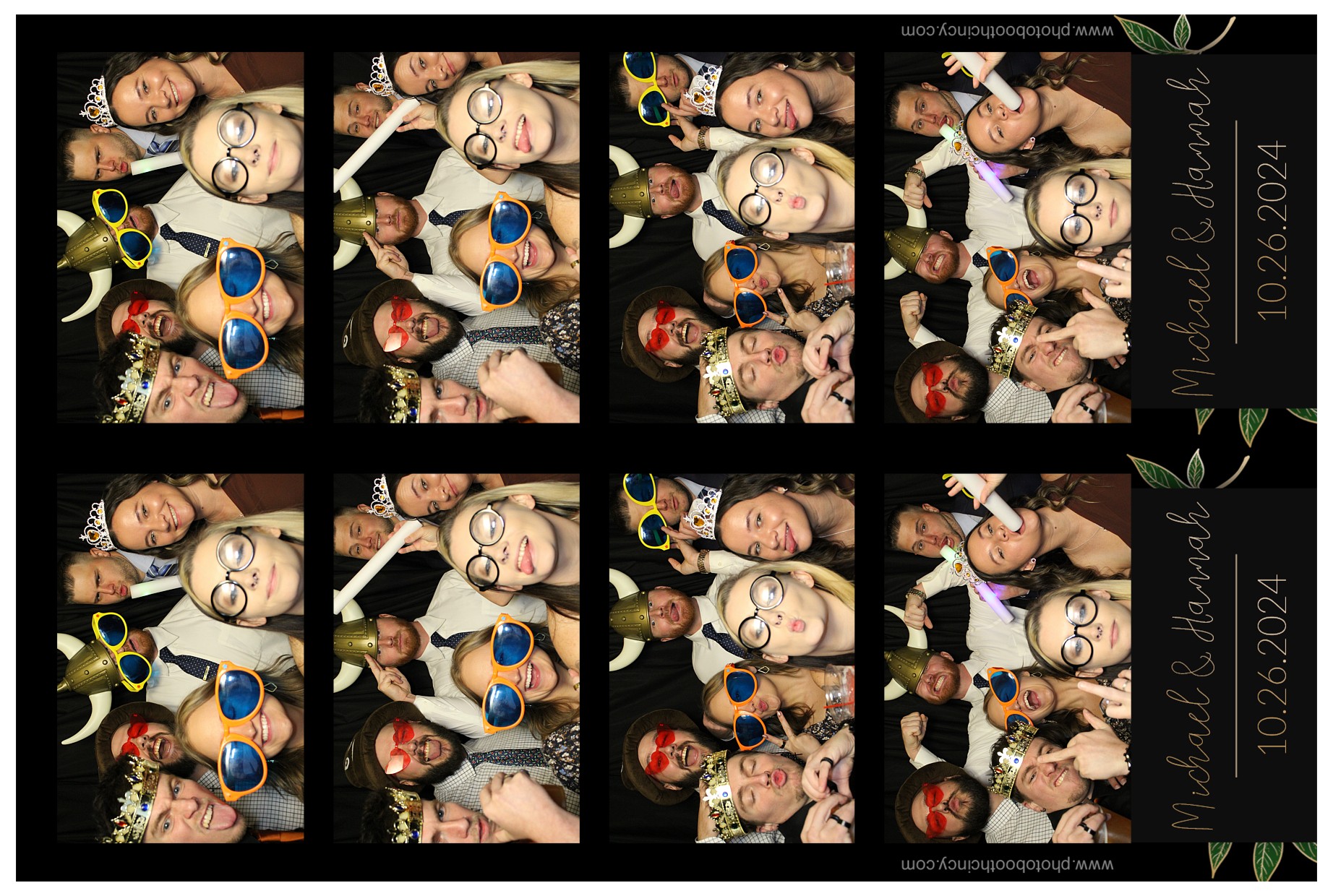 Michael & Hannah Wells!  | View more photos from the event at gallery.photoboothcincy.com/u/PhotoBoothCincy/Michael-Hannah-Wells