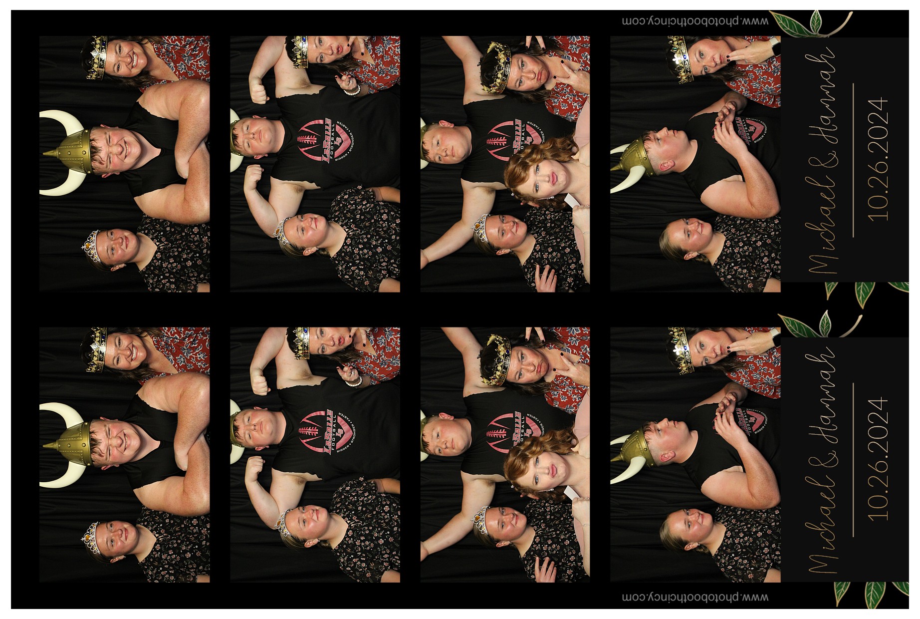 Michael & Hannah Wells!  | View more photos from the event at gallery.photoboothcincy.com/u/PhotoBoothCincy/Michael-Hannah-Wells