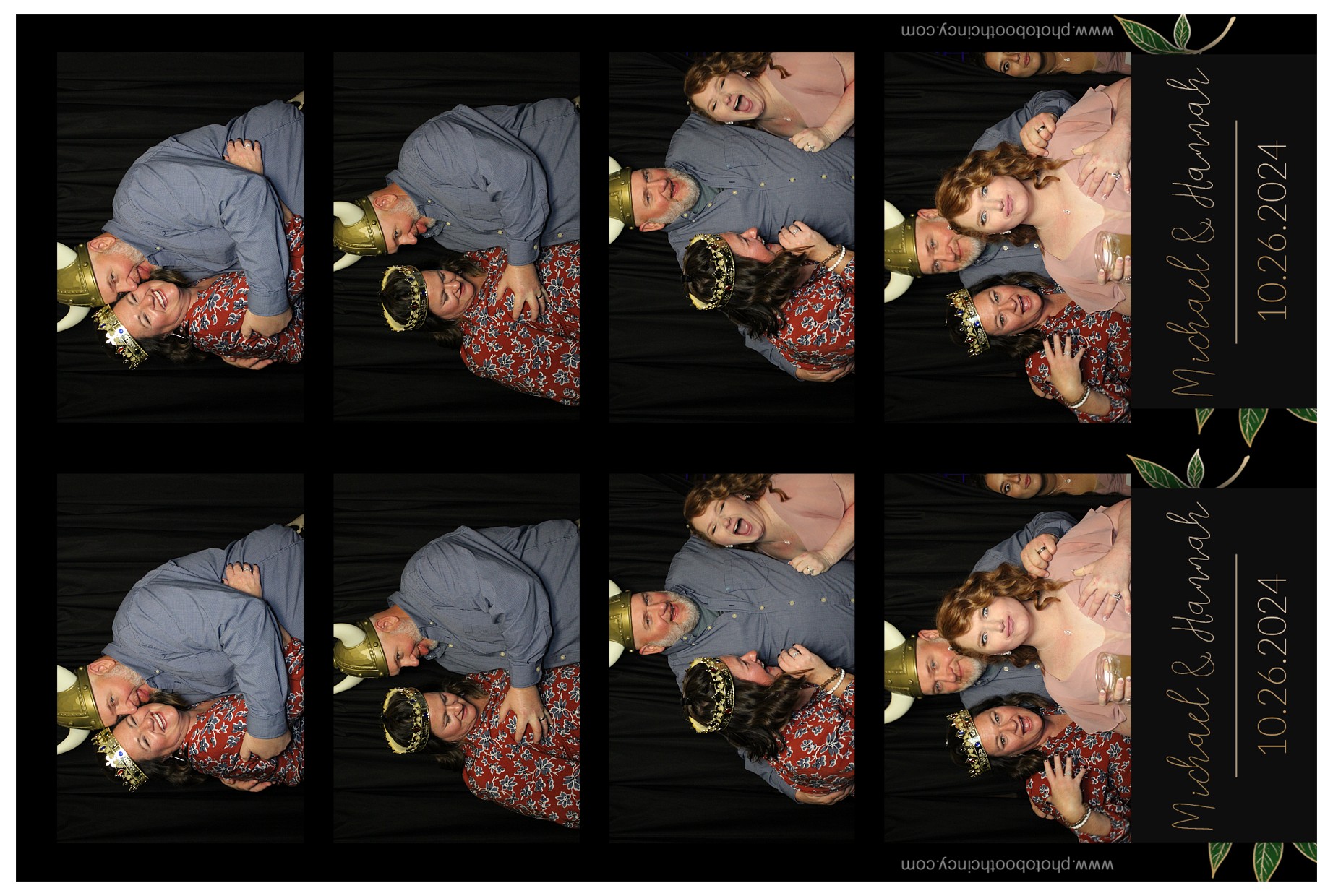 Michael & Hannah Wells!  | View more photos from the event at gallery.photoboothcincy.com/u/PhotoBoothCincy/Michael-Hannah-Wells