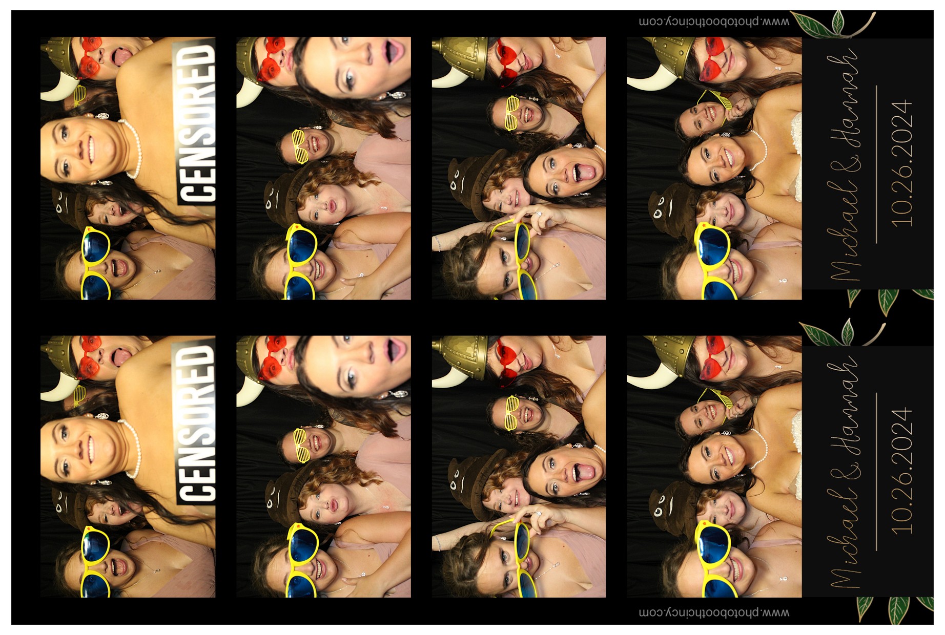 Michael & Hannah Wells!  | View more photos from the event at gallery.photoboothcincy.com/u/PhotoBoothCincy/Michael-Hannah-Wells
