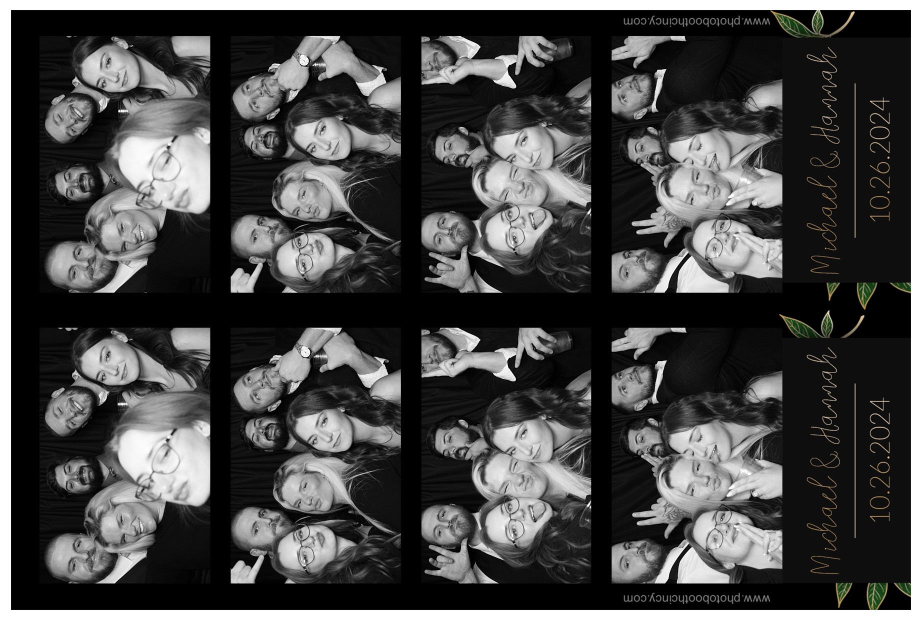 Michael & Hannah Wells!  | View more photos from the event at gallery.photoboothcincy.com/u/PhotoBoothCincy/Michael-Hannah-Wells