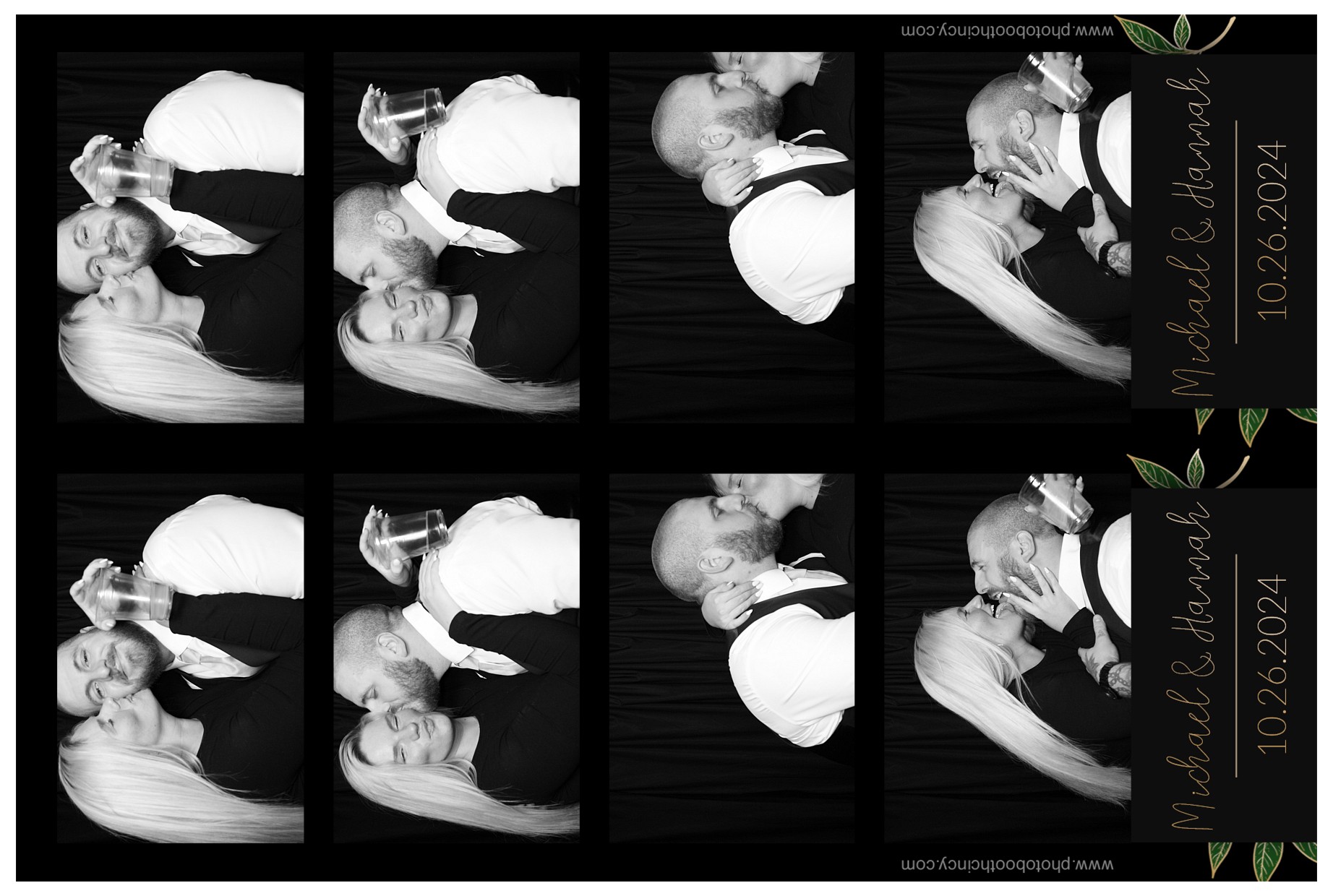 Michael & Hannah Wells!  | View more photos from the event at gallery.photoboothcincy.com/u/PhotoBoothCincy/Michael-Hannah-Wells