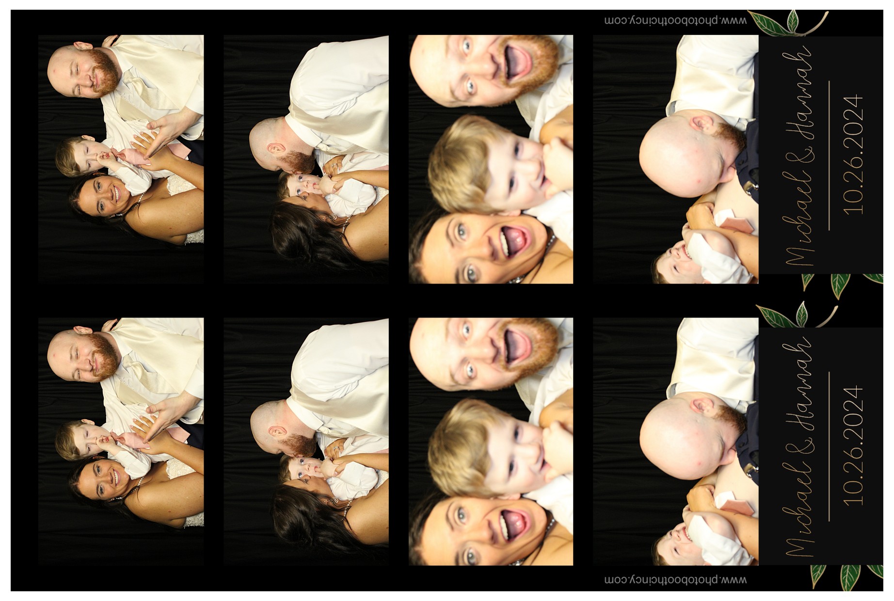 Michael & Hannah Wells!  | View more photos from the event at gallery.photoboothcincy.com/u/PhotoBoothCincy/Michael-Hannah-Wells