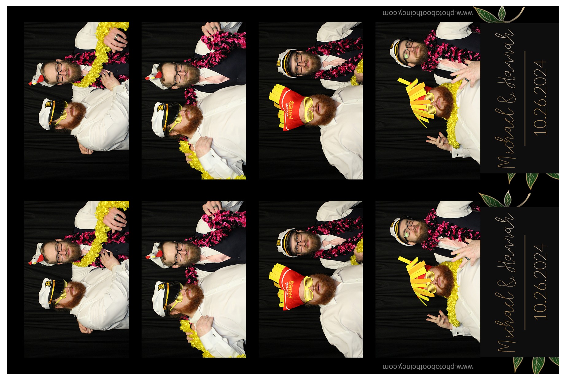 Michael & Hannah Wells!  | View more photos from the event at gallery.photoboothcincy.com/u/PhotoBoothCincy/Michael-Hannah-Wells