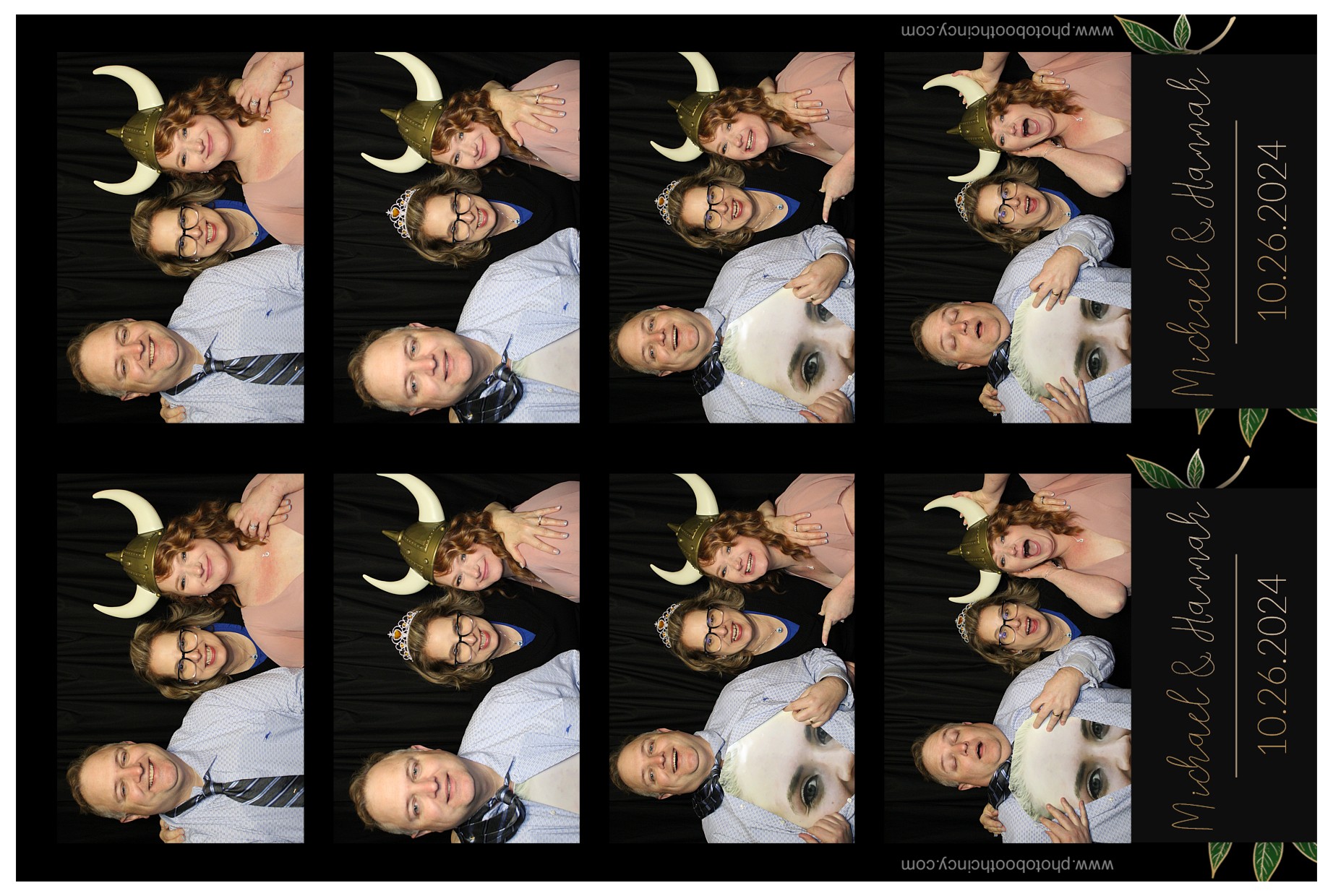 Michael & Hannah Wells!  | View more photos from the event at gallery.photoboothcincy.com/u/PhotoBoothCincy/Michael-Hannah-Wells