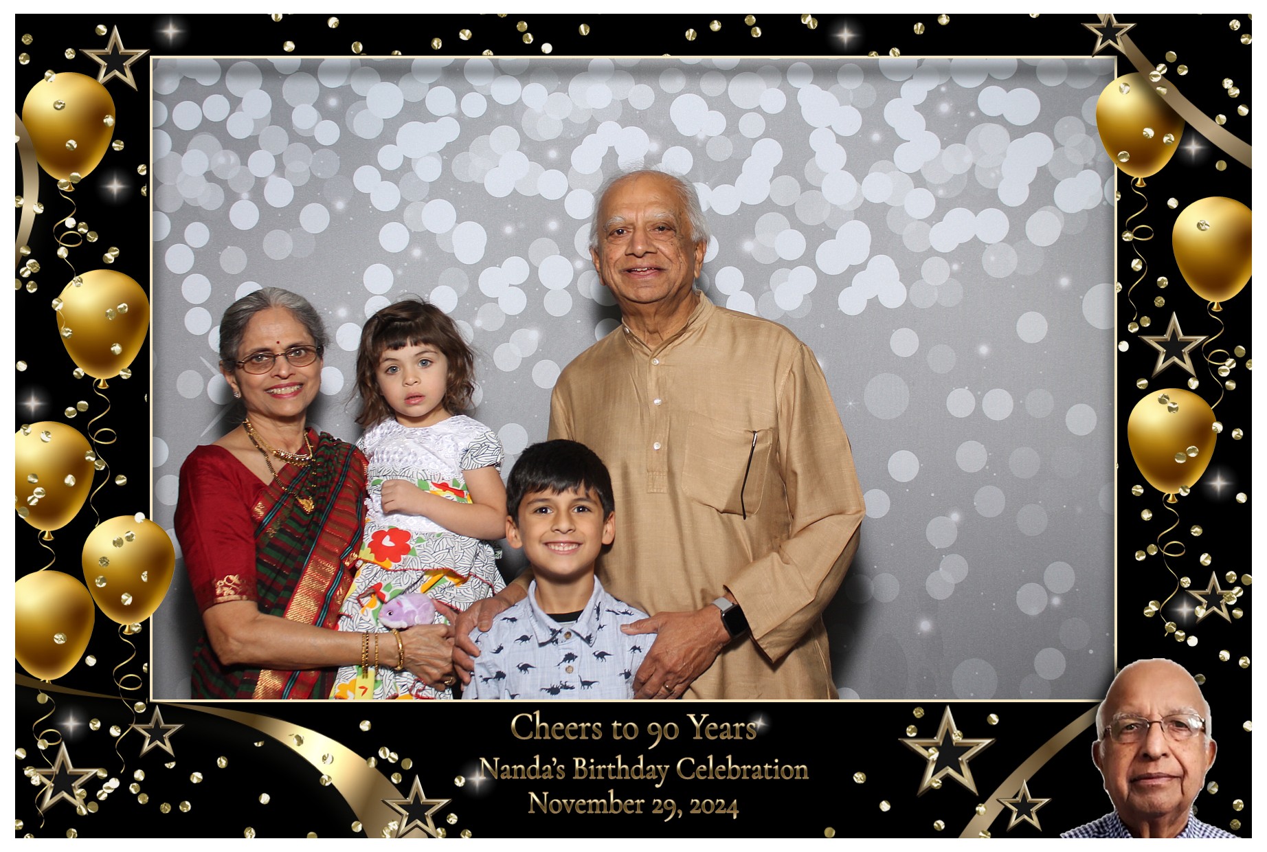 Nanda's 90th! | View more photos from the event at gallery.photoboothcincy.com/u/PhotoBoothCincy/Nandas-90th