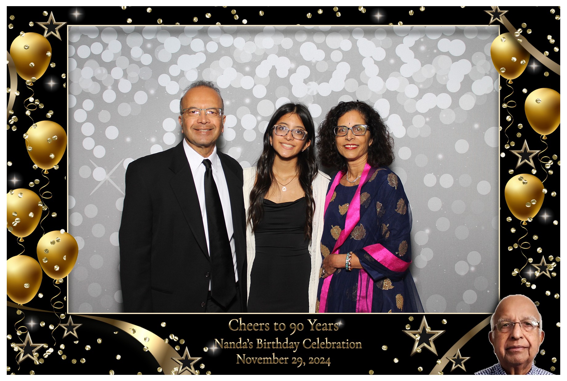 Nanda's 90th! | View more photos from the event at gallery.photoboothcincy.com/u/PhotoBoothCincy/Nandas-90th