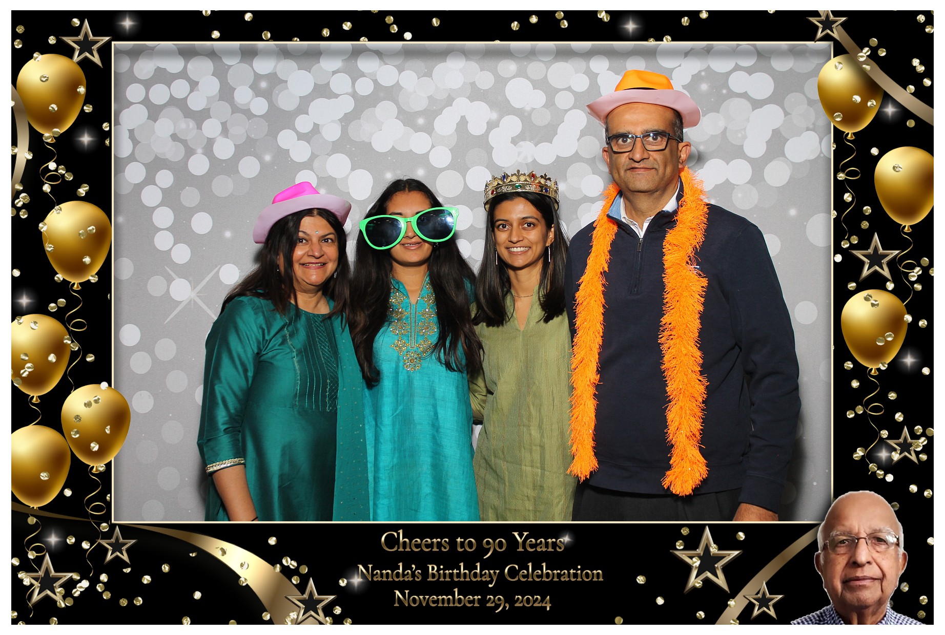 Nanda's 90th! | View more photos from the event at gallery.photoboothcincy.com/u/PhotoBoothCincy/Nandas-90th