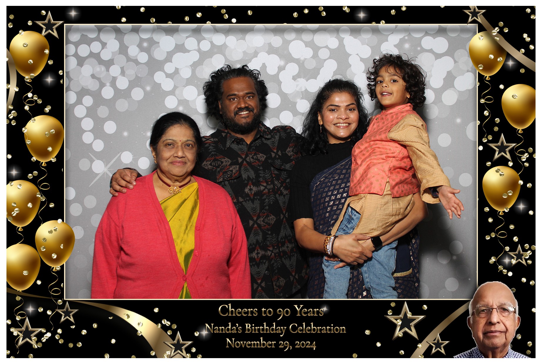 Nanda's 90th! | View more photos from the event at gallery.photoboothcincy.com/u/PhotoBoothCincy/Nandas-90th