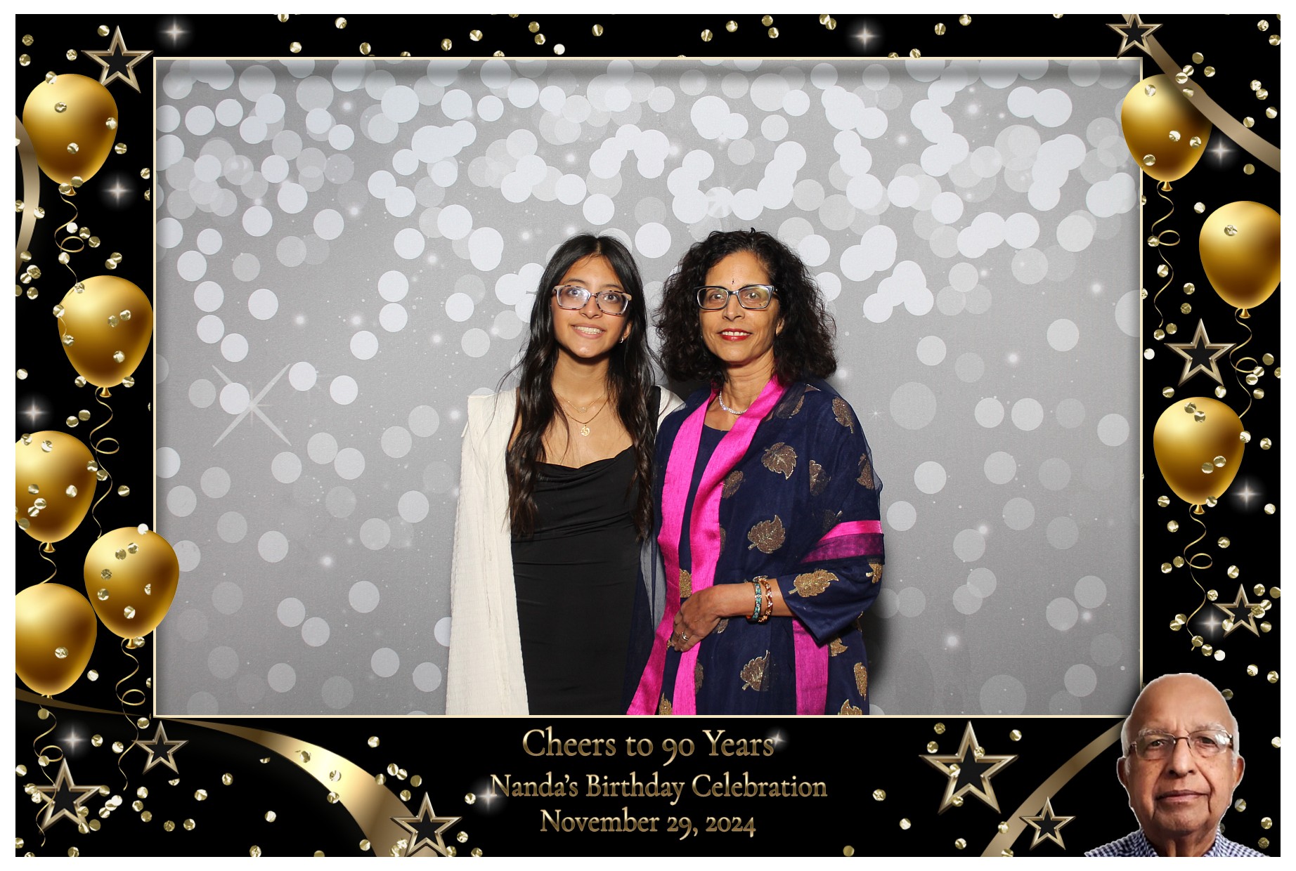 Nanda's 90th! | View more photos from the event at gallery.photoboothcincy.com/u/PhotoBoothCincy/Nandas-90th