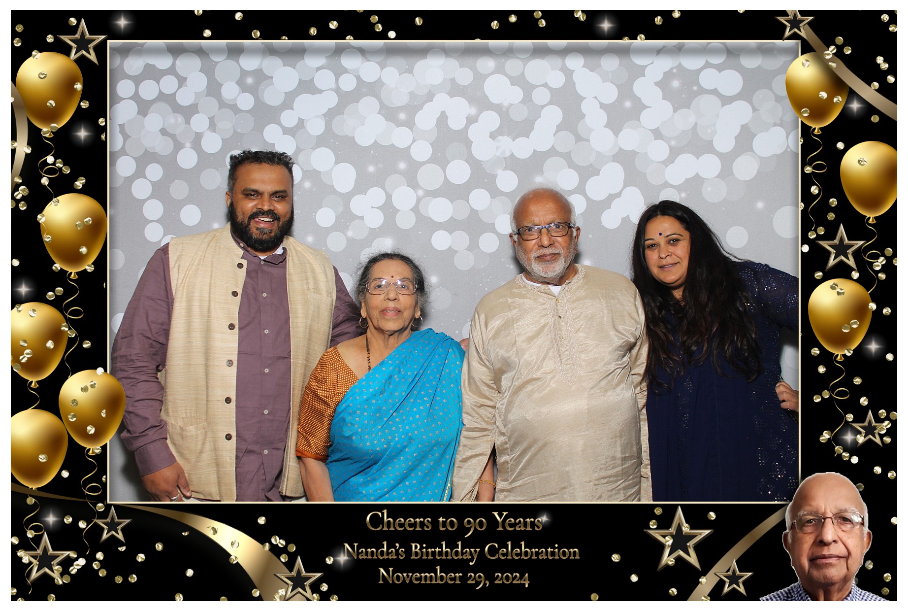 Nanda's 90th! | View more photos from the event at gallery.photoboothcincy.com/u/PhotoBoothCincy/Nandas-90th