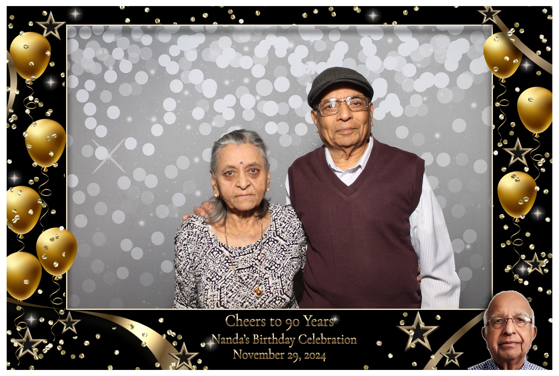 Nanda's 90th! | View more photos from the event at gallery.photoboothcincy.com/u/PhotoBoothCincy/Nandas-90th