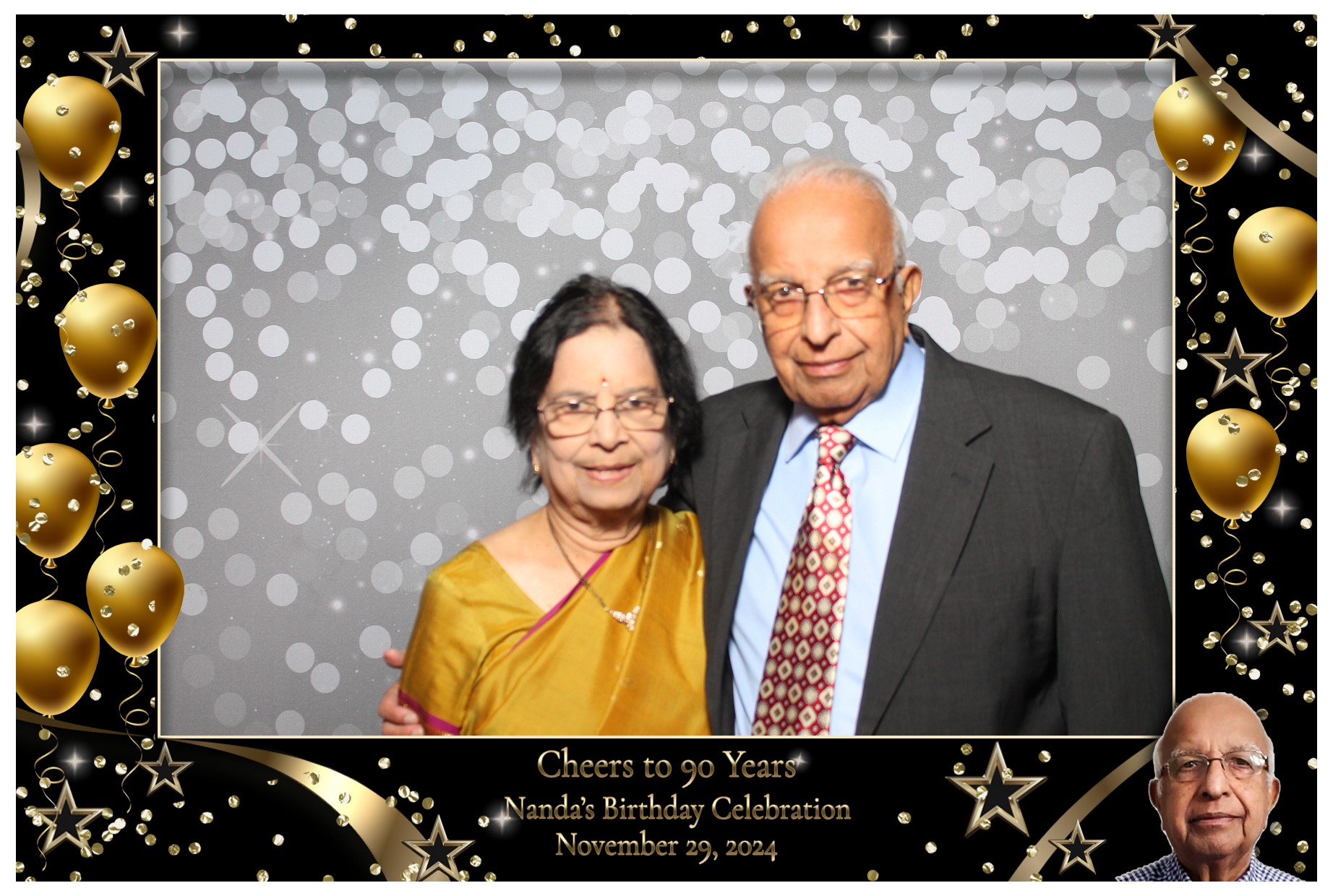 Nanda's 90th! | View more photos from the event at gallery.photoboothcincy.com/u/PhotoBoothCincy/Nandas-90th