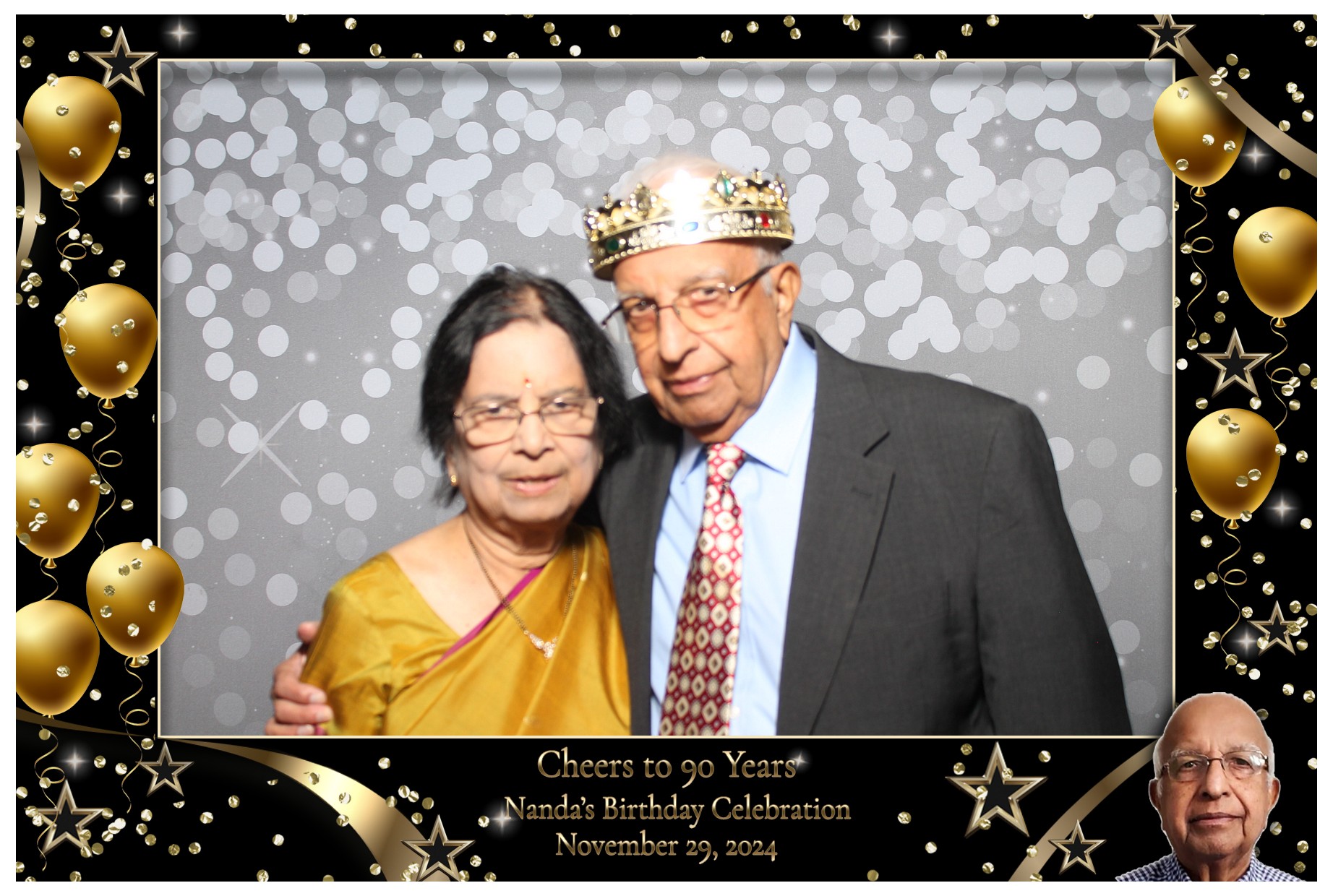 Nanda's 90th! | View more photos from the event at gallery.photoboothcincy.com/u/PhotoBoothCincy/Nandas-90th