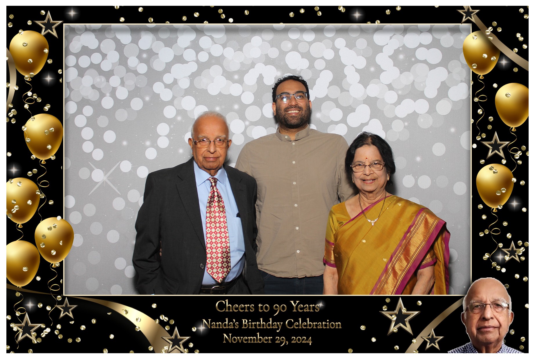 Nanda's 90th! | View more photos from the event at gallery.photoboothcincy.com/u/PhotoBoothCincy/Nandas-90th