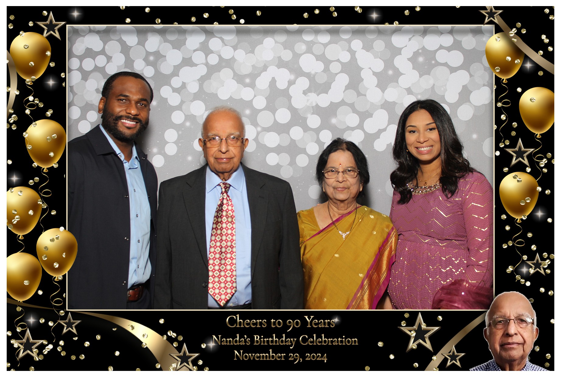 Nanda's 90th! | View more photos from the event at gallery.photoboothcincy.com/u/PhotoBoothCincy/Nandas-90th
