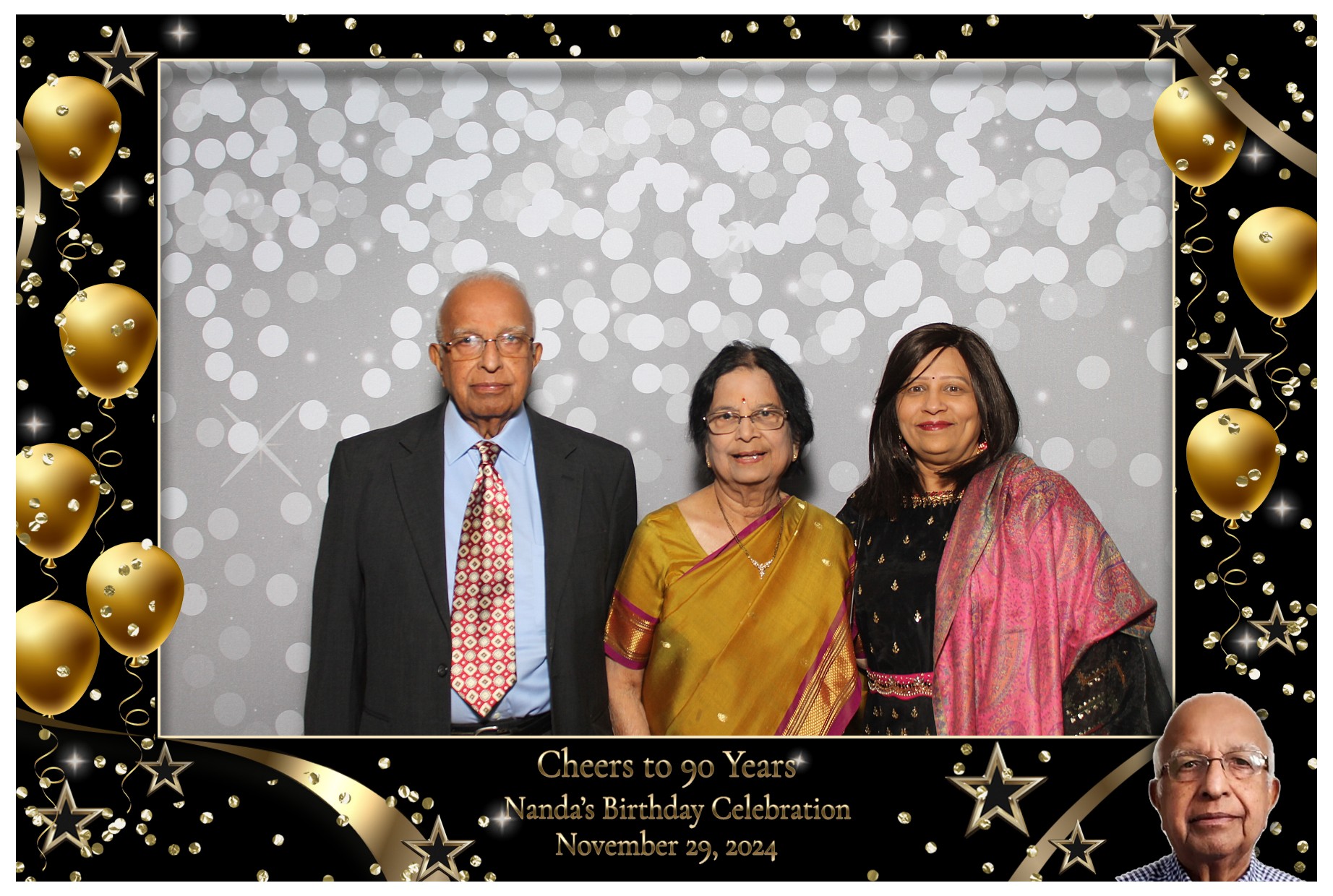 Nanda's 90th! | View more photos from the event at gallery.photoboothcincy.com/u/PhotoBoothCincy/Nandas-90th