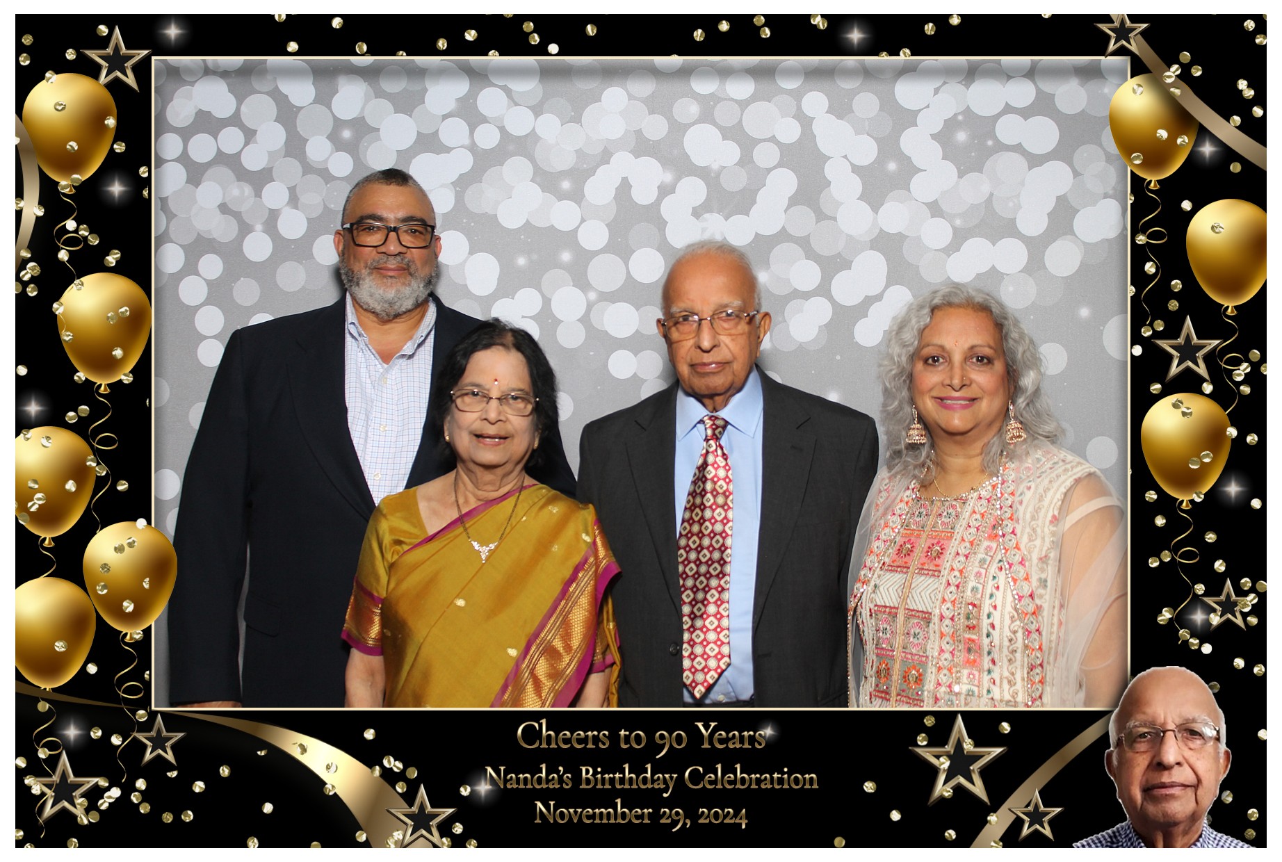 Nanda's 90th! | View more photos from the event at gallery.photoboothcincy.com/u/PhotoBoothCincy/Nandas-90th