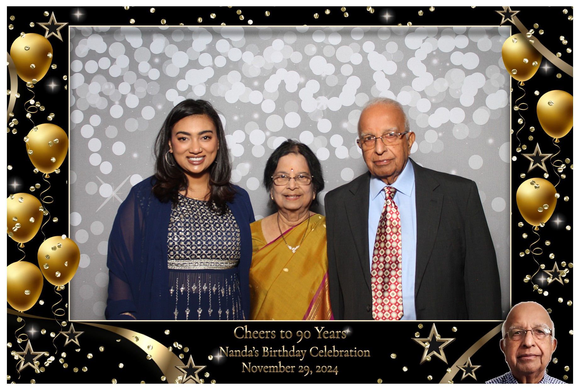 Nanda's 90th! | View more photos from the event at gallery.photoboothcincy.com/u/PhotoBoothCincy/Nandas-90th