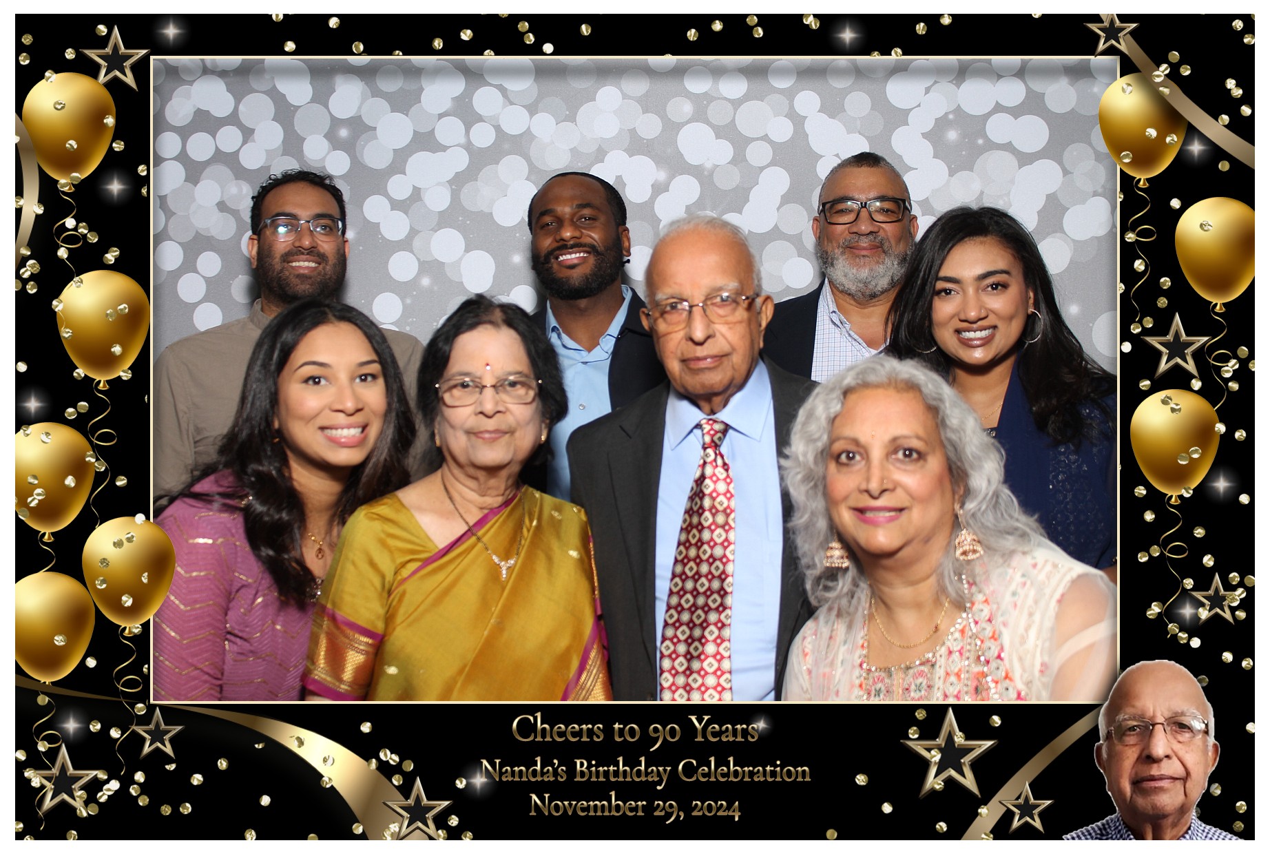 Nanda's 90th! | View more photos from the event at gallery.photoboothcincy.com/u/PhotoBoothCincy/Nandas-90th