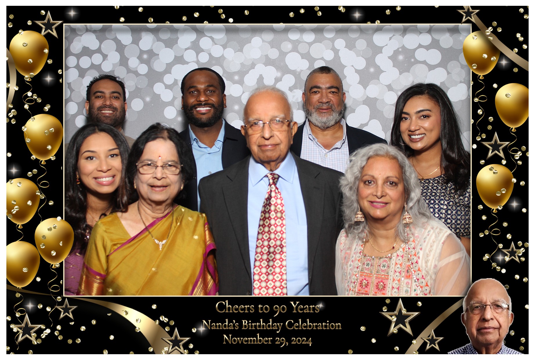 Nanda's 90th! | View more photos from the event at gallery.photoboothcincy.com/u/PhotoBoothCincy/Nandas-90th
