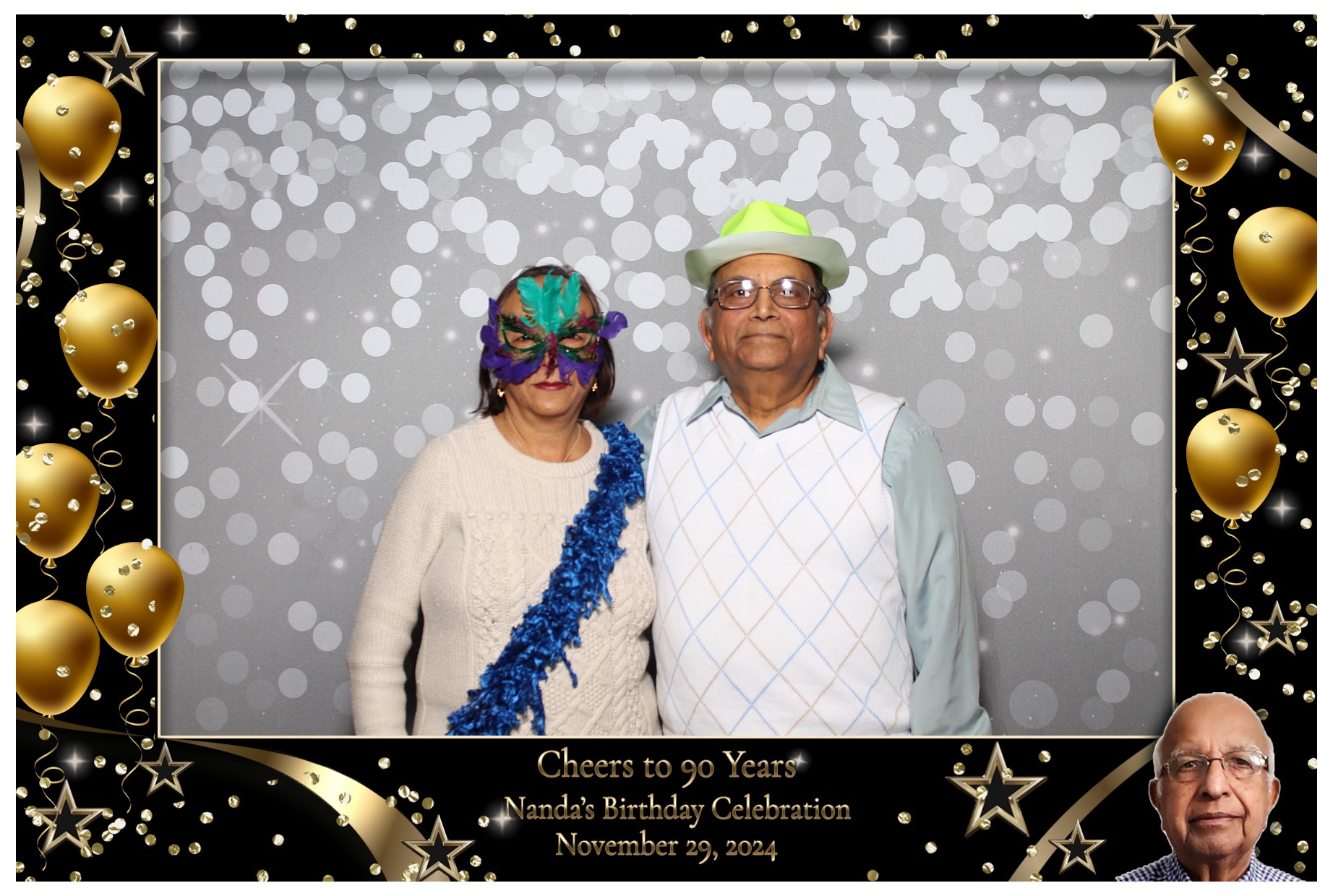 Nanda's 90th! | View more photos from the event at gallery.photoboothcincy.com/u/PhotoBoothCincy/Nandas-90th