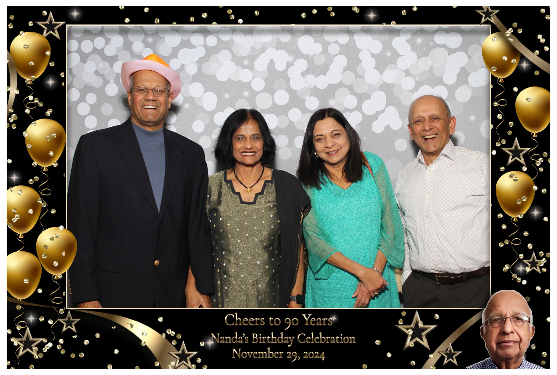 Nanda's 90th! | View more photos from the event at gallery.photoboothcincy.com/u/PhotoBoothCincy/Nandas-90th