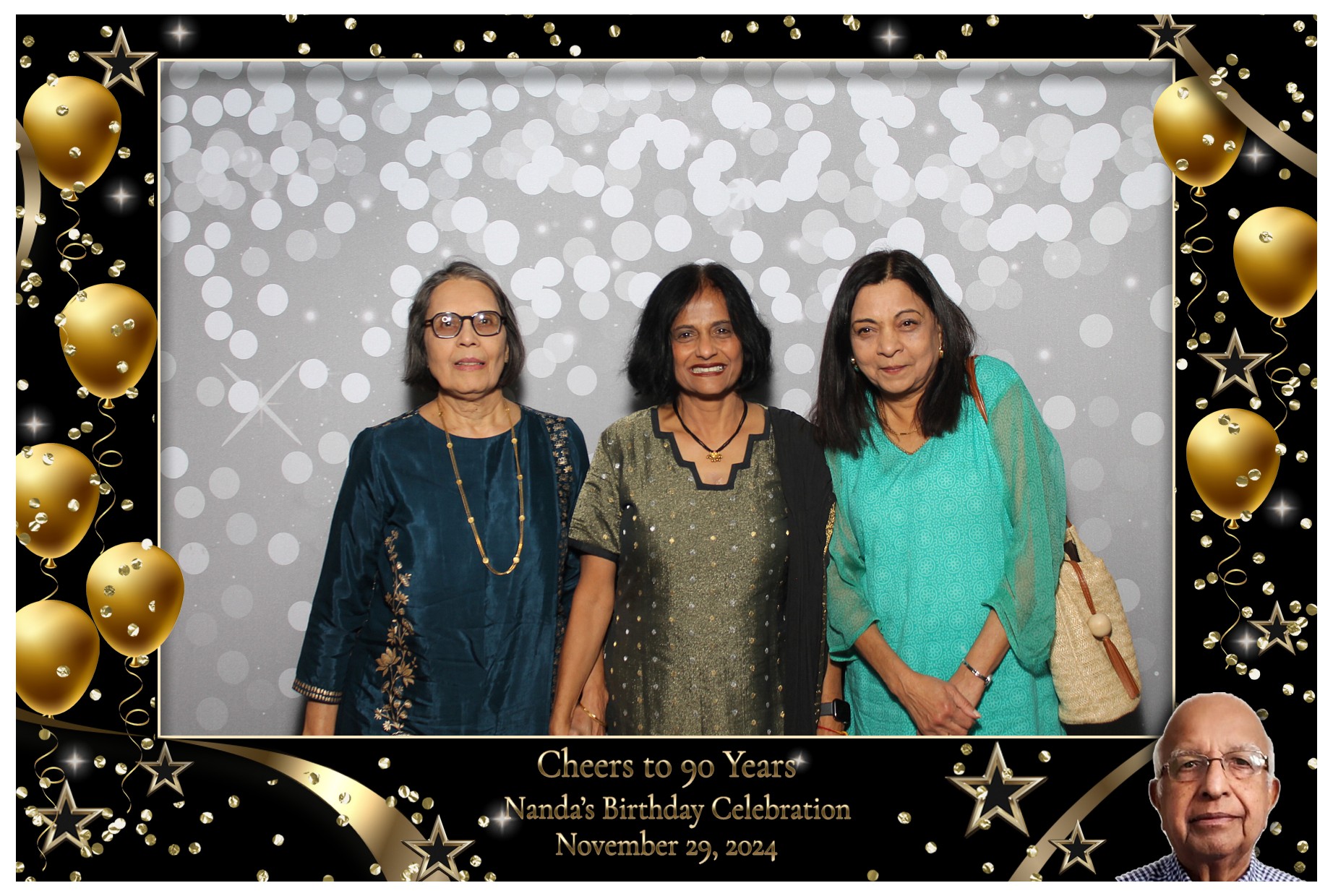 Nanda's 90th! | View more photos from the event at gallery.photoboothcincy.com/u/PhotoBoothCincy/Nandas-90th