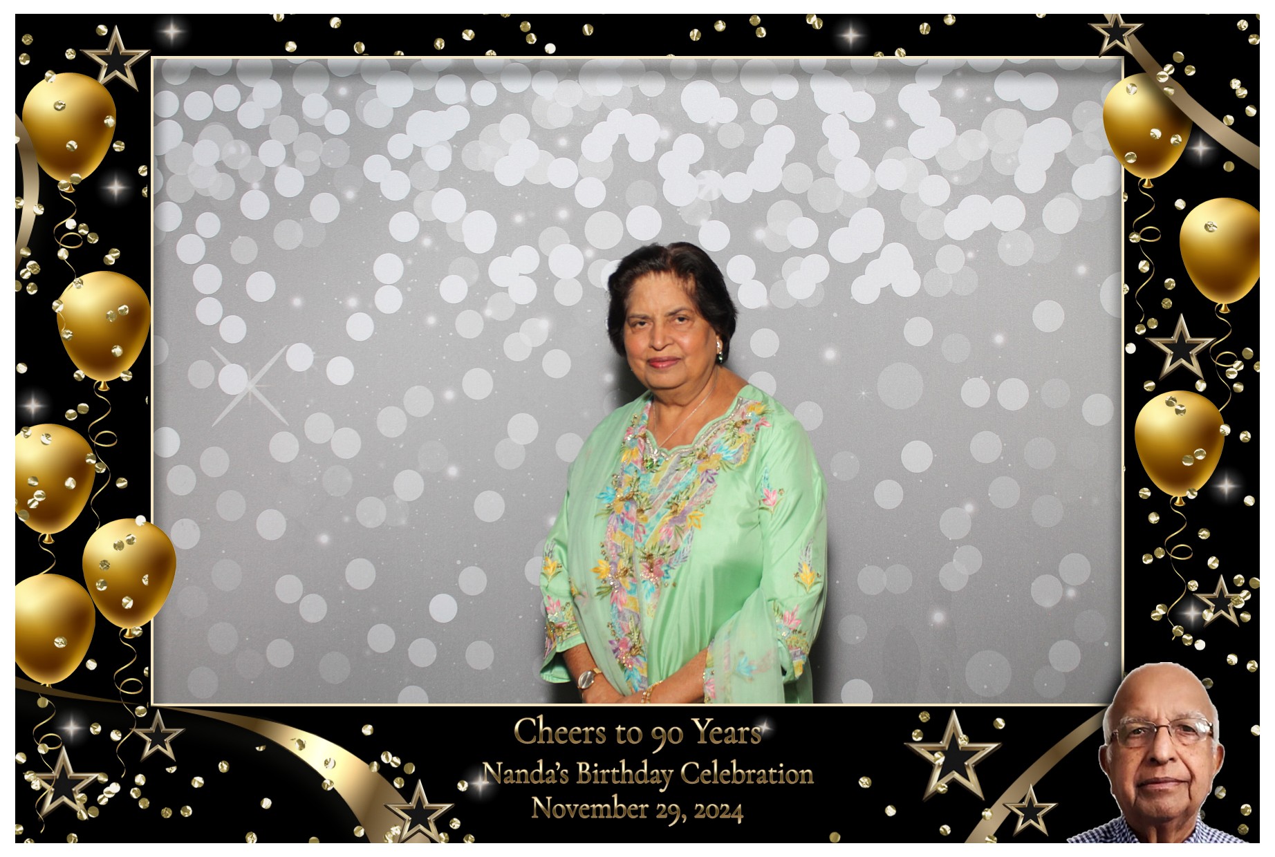 Nanda's 90th! | View more photos from the event at gallery.photoboothcincy.com/u/PhotoBoothCincy/Nandas-90th