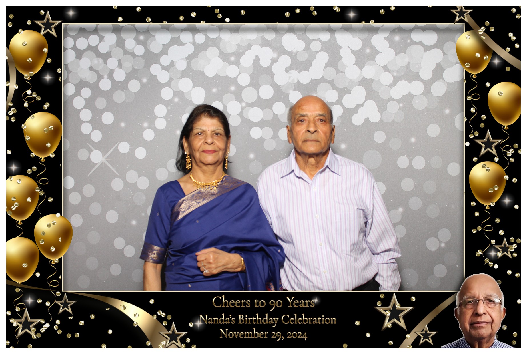 Nanda's 90th! | View more photos from the event at gallery.photoboothcincy.com/u/PhotoBoothCincy/Nandas-90th