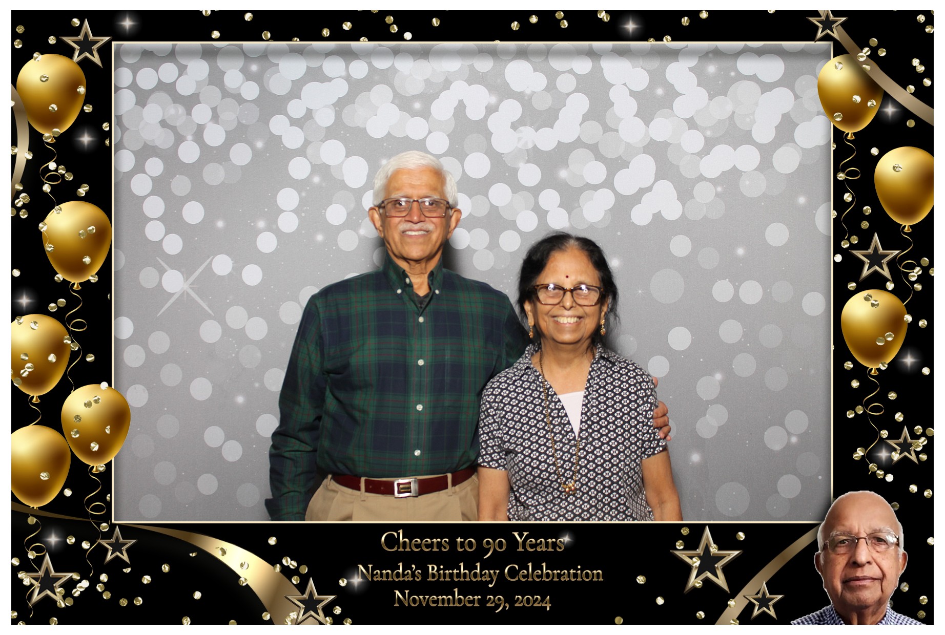 Nanda's 90th! | View more photos from the event at gallery.photoboothcincy.com/u/PhotoBoothCincy/Nandas-90th