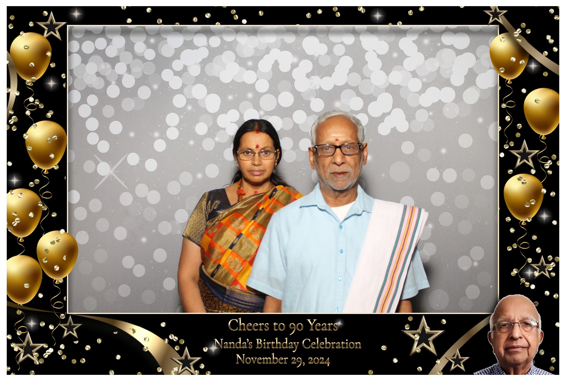 Nanda's 90th! | View more photos from the event at gallery.photoboothcincy.com/u/PhotoBoothCincy/Nandas-90th