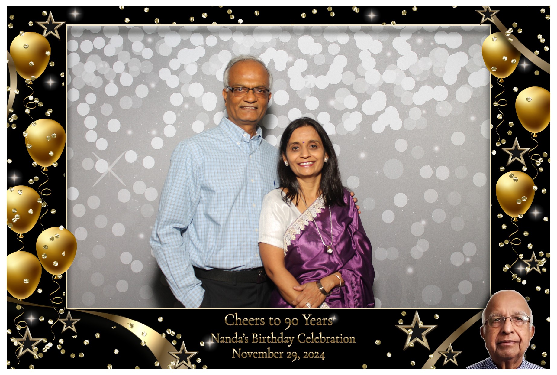 Nanda's 90th! | View more photos from the event at gallery.photoboothcincy.com/u/PhotoBoothCincy/Nandas-90th