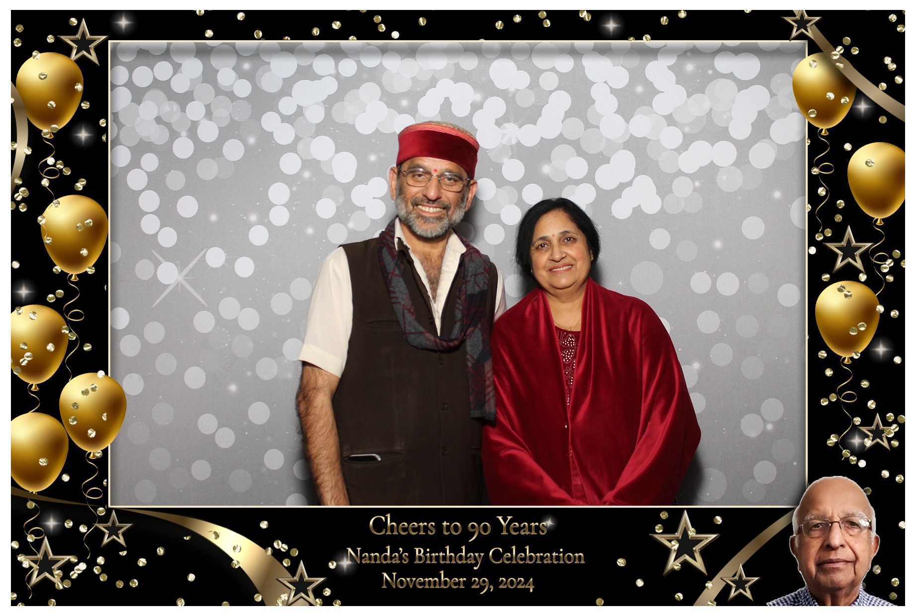 Nanda's 90th! | View more photos from the event at gallery.photoboothcincy.com/u/PhotoBoothCincy/Nandas-90th