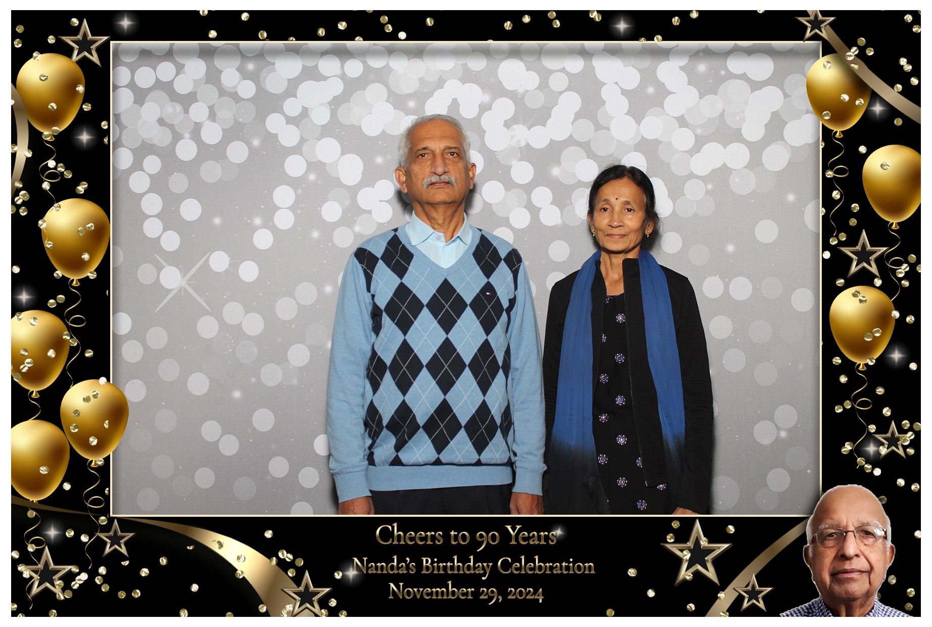 Nanda's 90th! | View more photos from the event at gallery.photoboothcincy.com/u/PhotoBoothCincy/Nandas-90th