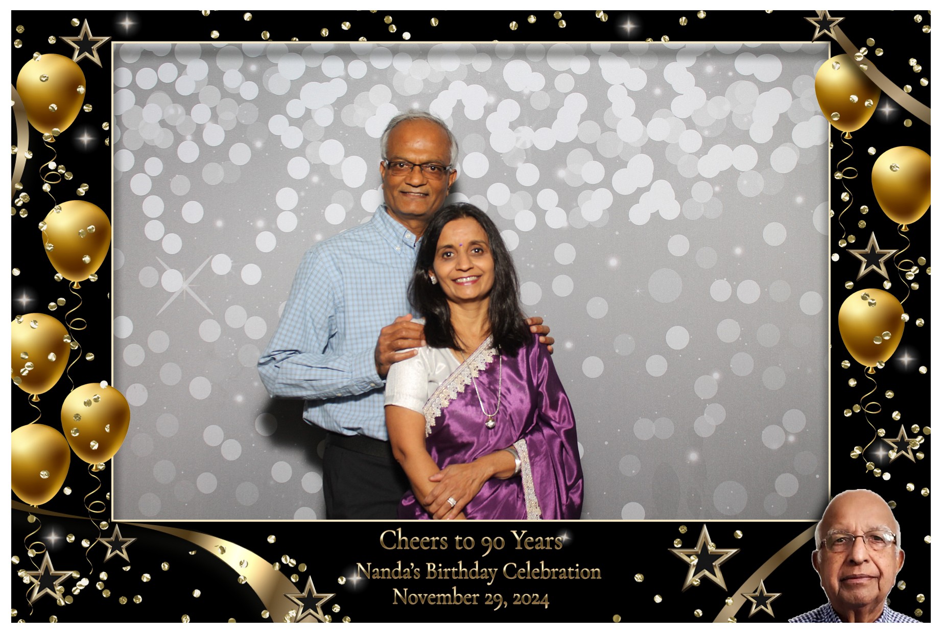 Nanda's 90th! | View more photos from the event at gallery.photoboothcincy.com/u/PhotoBoothCincy/Nandas-90th
