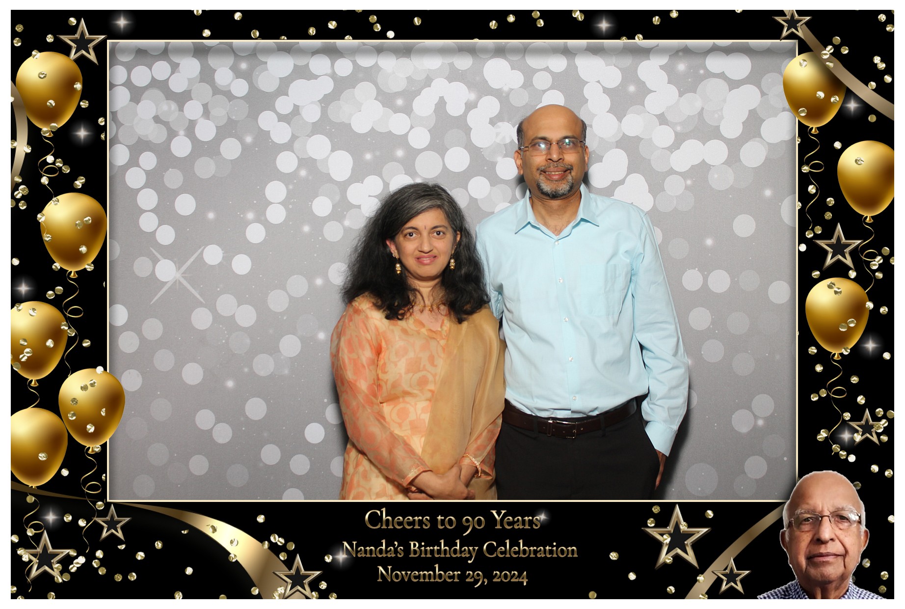 Nanda's 90th! | View more photos from the event at gallery.photoboothcincy.com/u/PhotoBoothCincy/Nandas-90th