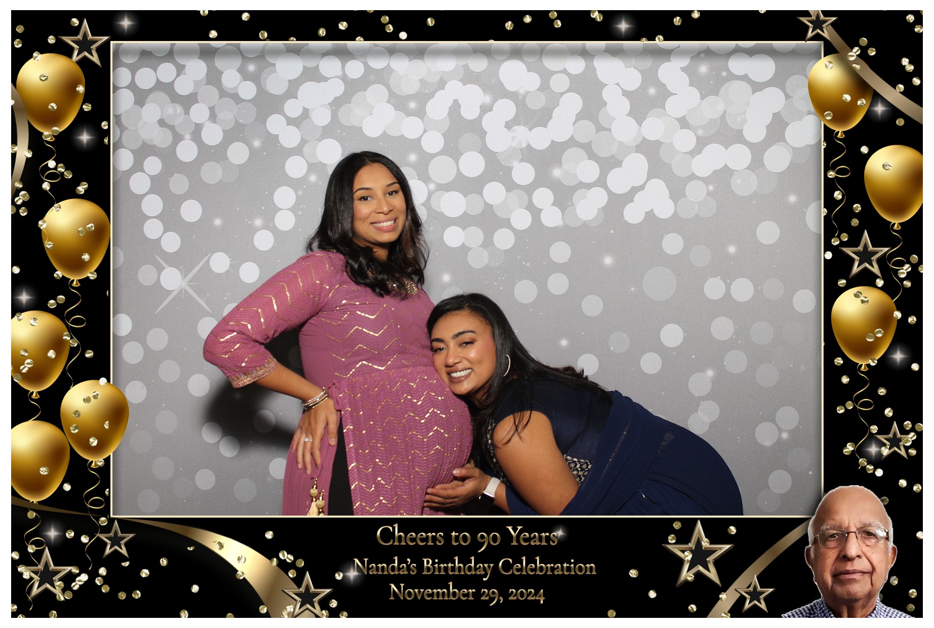 Nanda's 90th! | View more photos from the event at gallery.photoboothcincy.com/u/PhotoBoothCincy/Nandas-90th