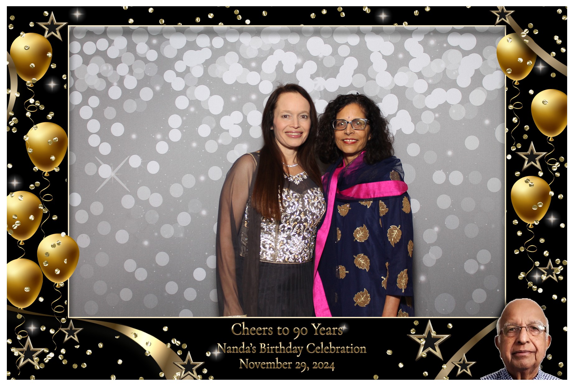 Nanda's 90th! | View more photos from the event at gallery.photoboothcincy.com/u/PhotoBoothCincy/Nandas-90th